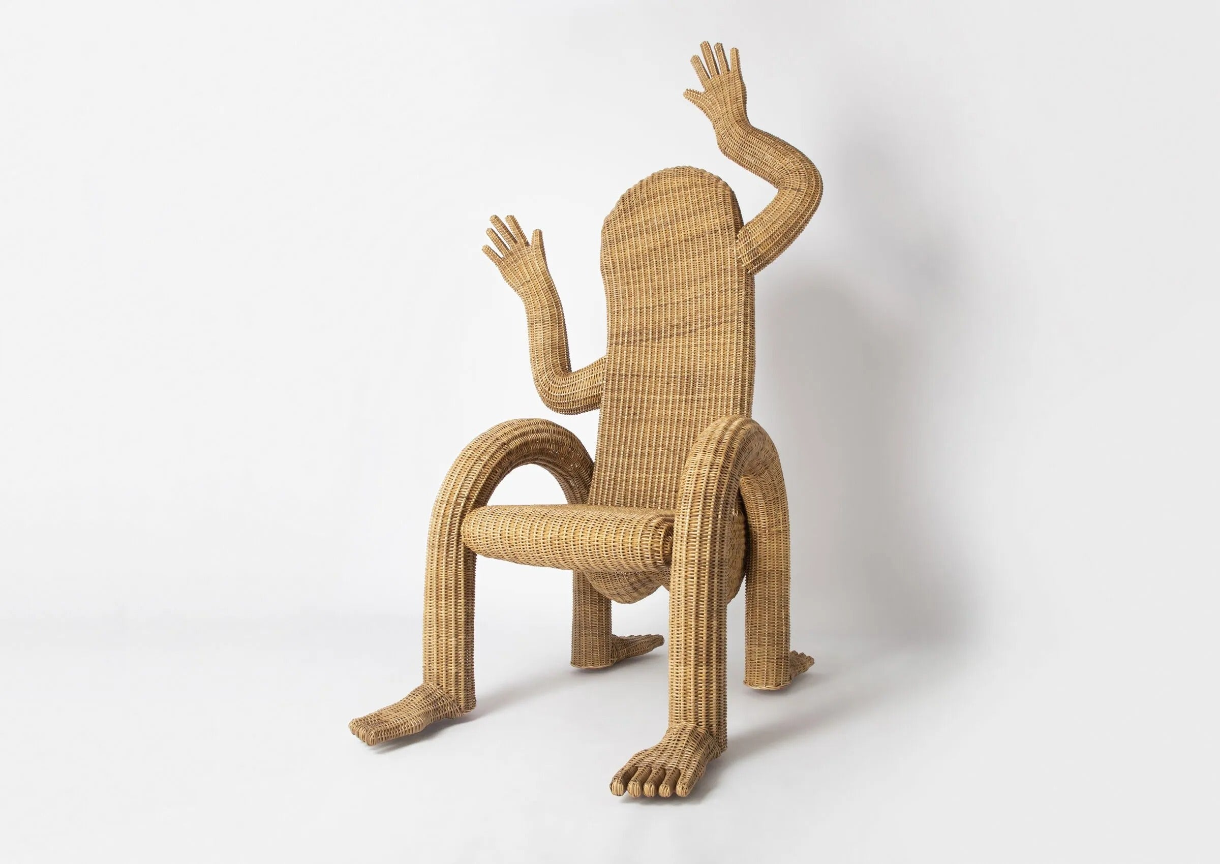 Nalgona Wicker Chair by Vintara Design