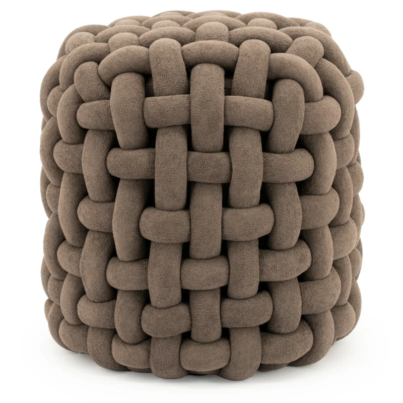 Chunky Woven Stool by Vintara Design