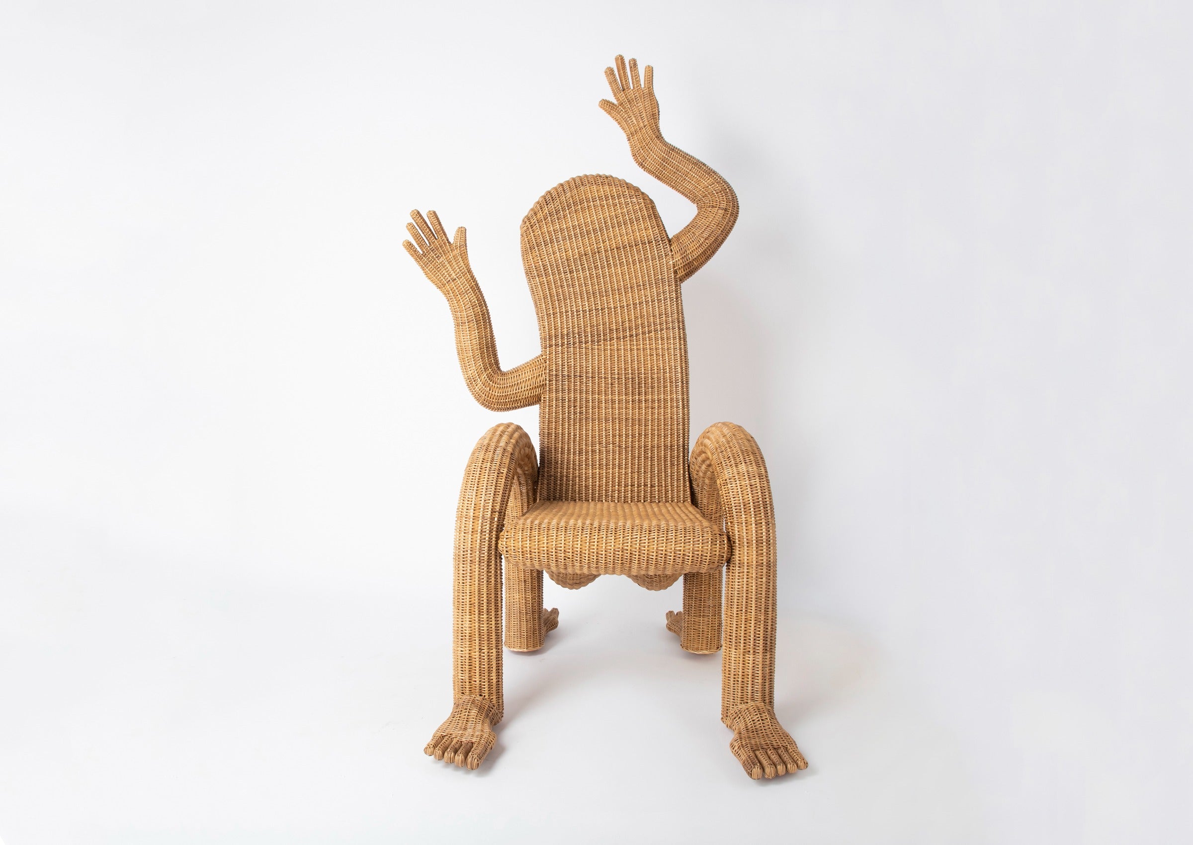 Nalgona Wicker Chair by Vintara Design