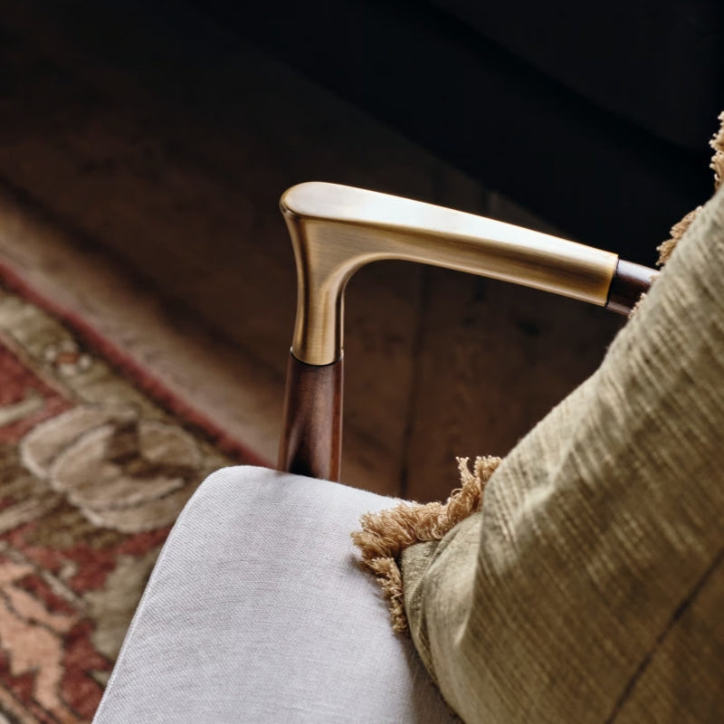 Theodore Armchair, Linen, Natural