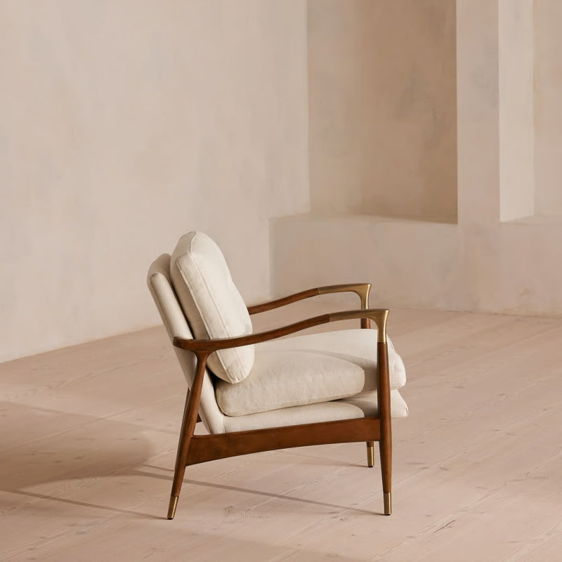 Theodore Armchair, Linen, Natural