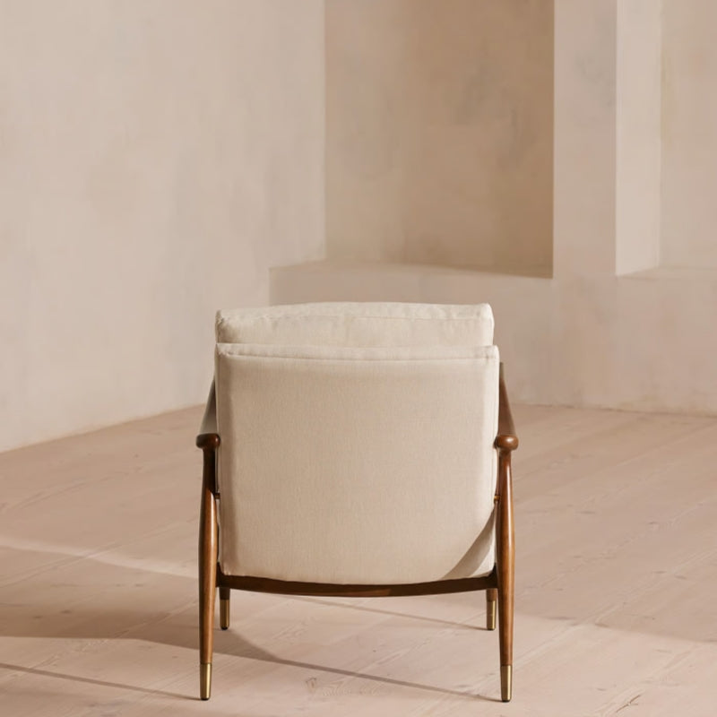 Theodore Armchair, Linen, Natural