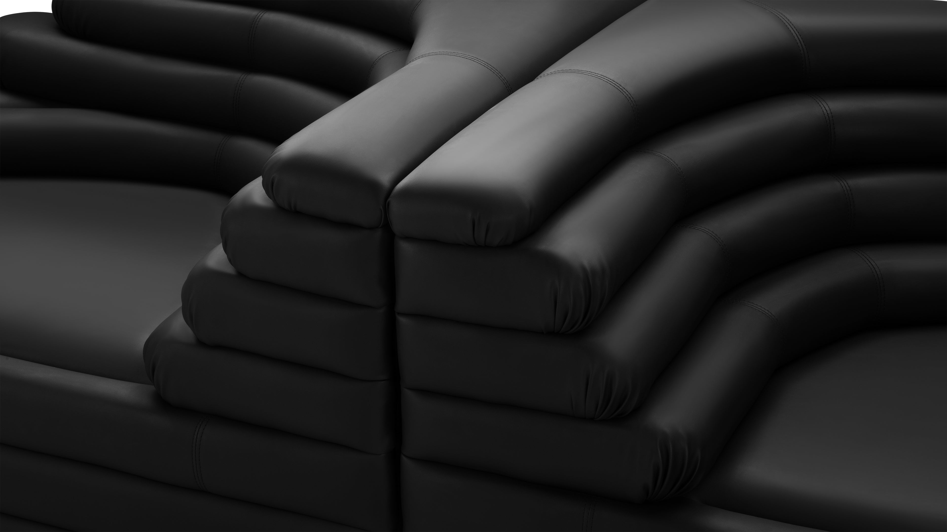 Contemporary Terrazza Sofa providing modular luxury in a compact urban living space.