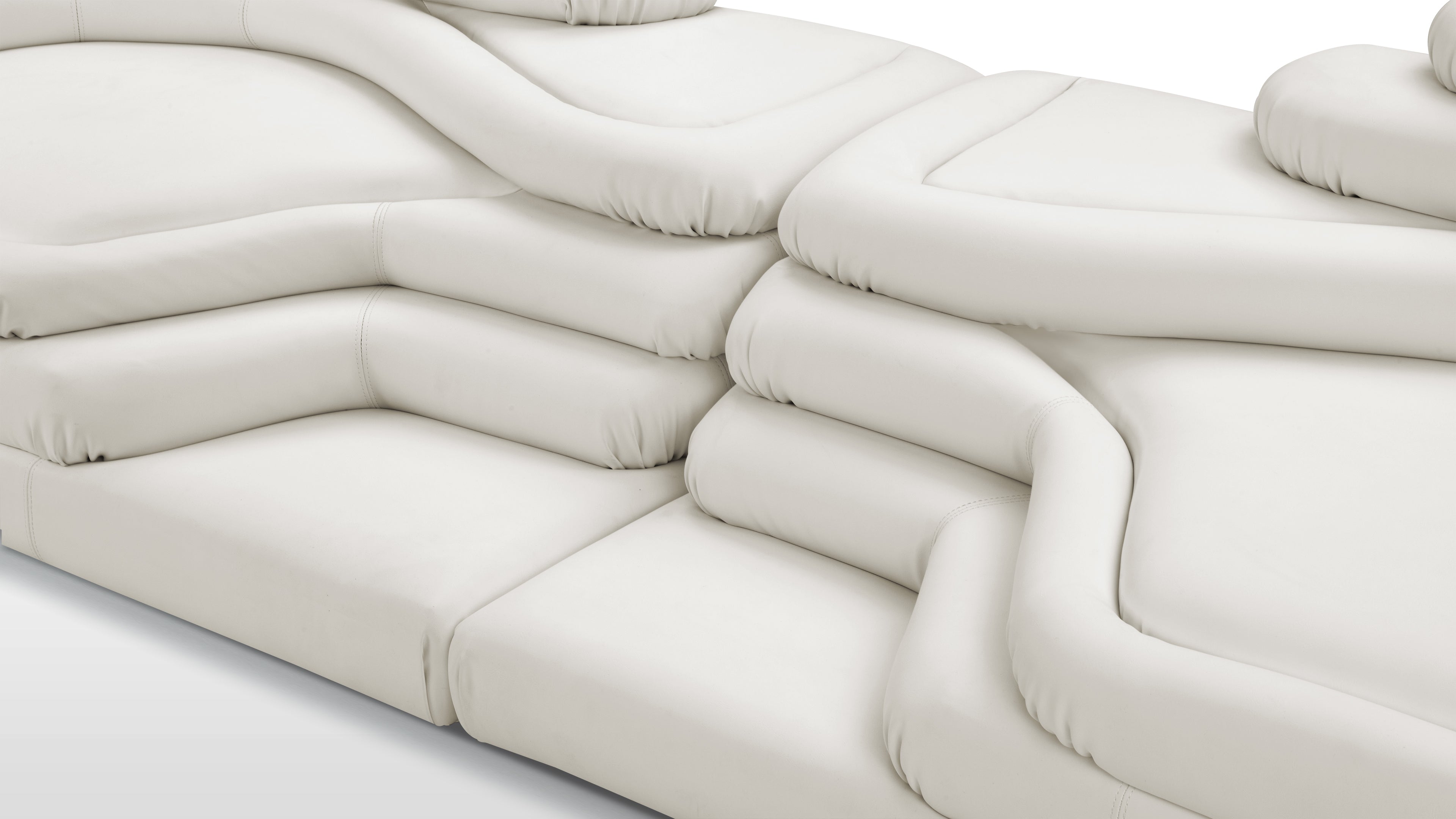 Designer Terrazza Sofa, a blend of comfort and Swiss-inspired luxury."