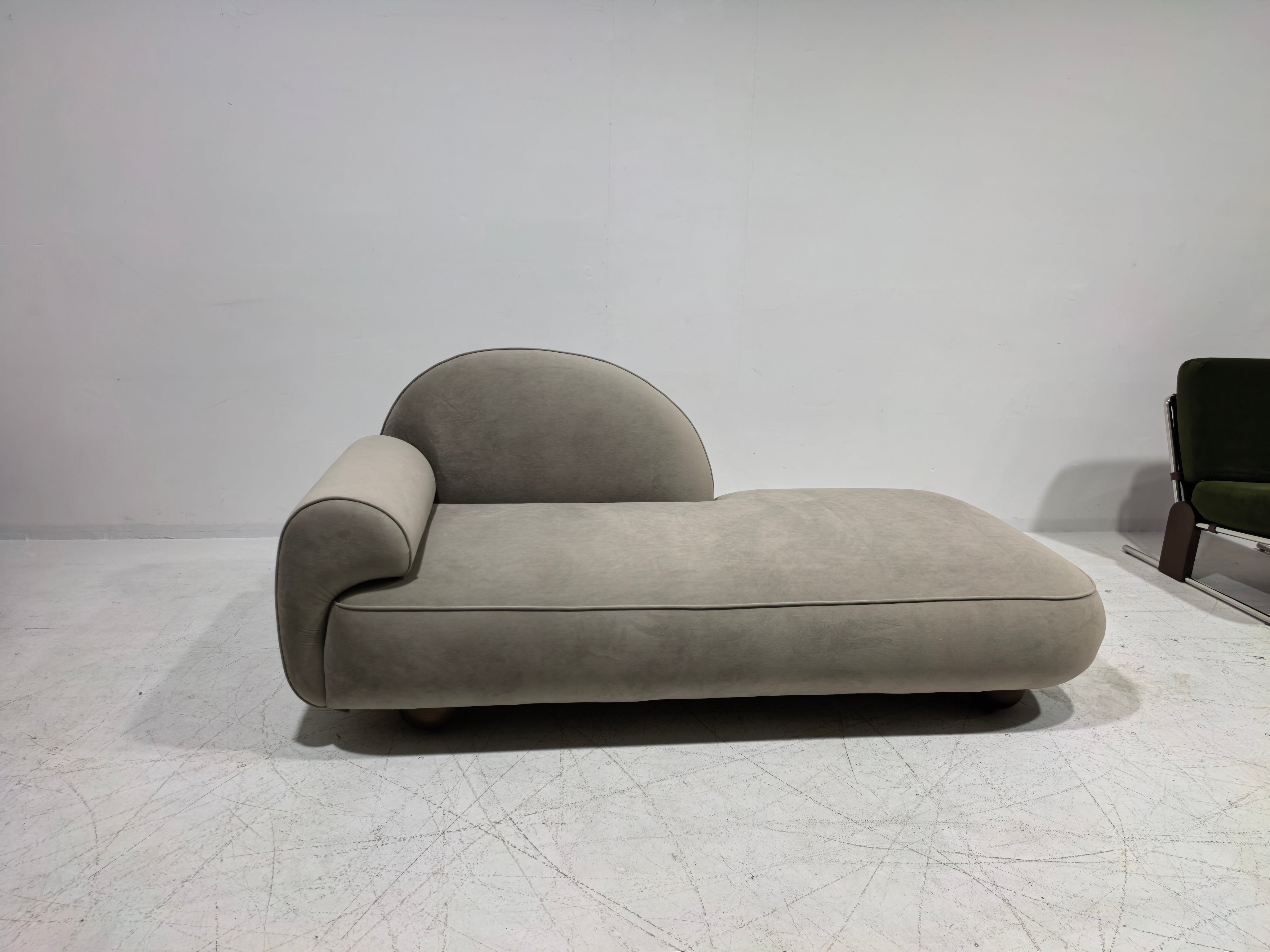 High elastic sponge flannelette recliner CYPRESS CHAISE LOUNGE