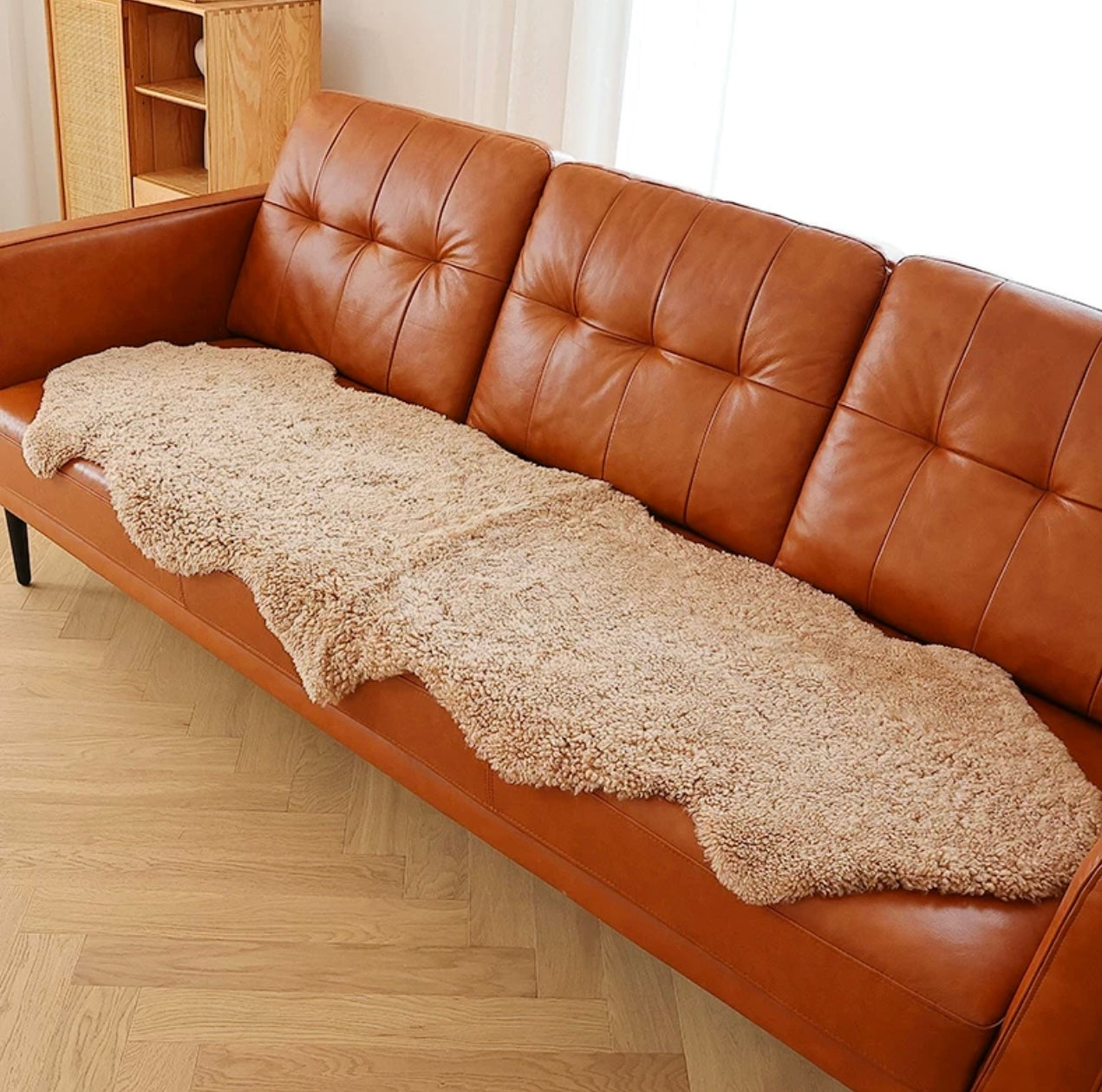 Flemming Lassen Tired Man Chair in Sheepskin