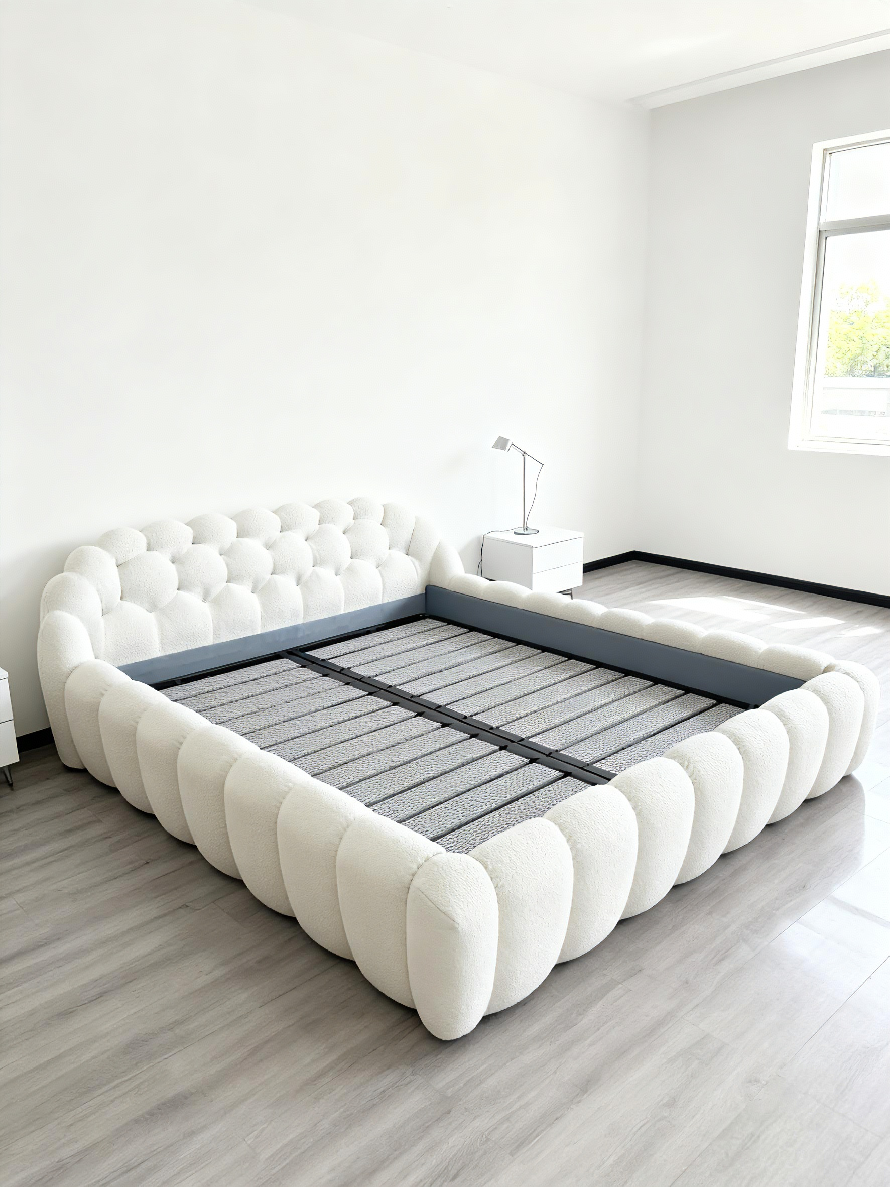 Bubble Bed Frame Boucle