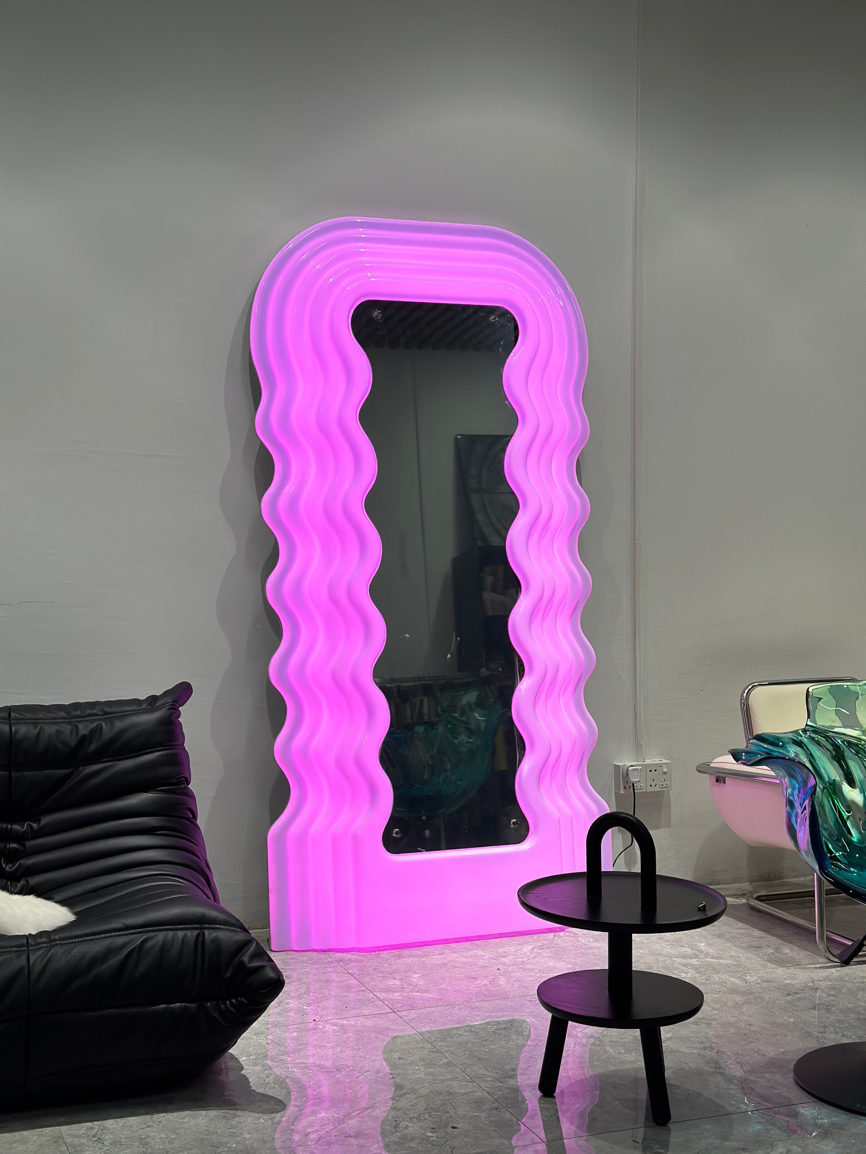 Ultrafragola Mirror by Ettore Sottsass