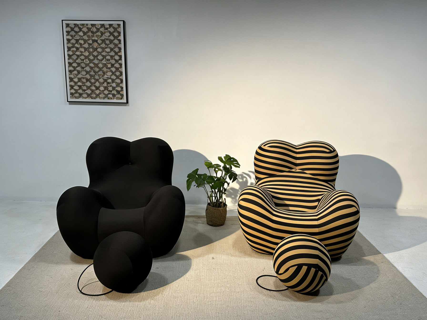 Fun Heart-Shaped Kids/Adult Armchair