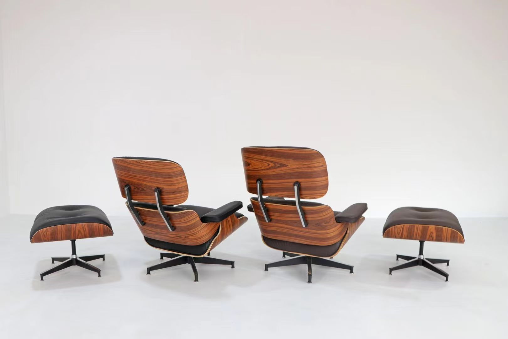 Lomas Leather Lounge Chair with Ottoman