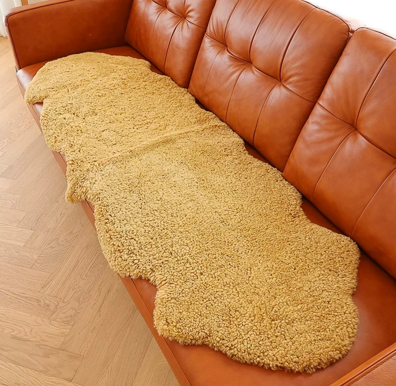 Flemming Lassen Tired Man Chair in Sheepskin