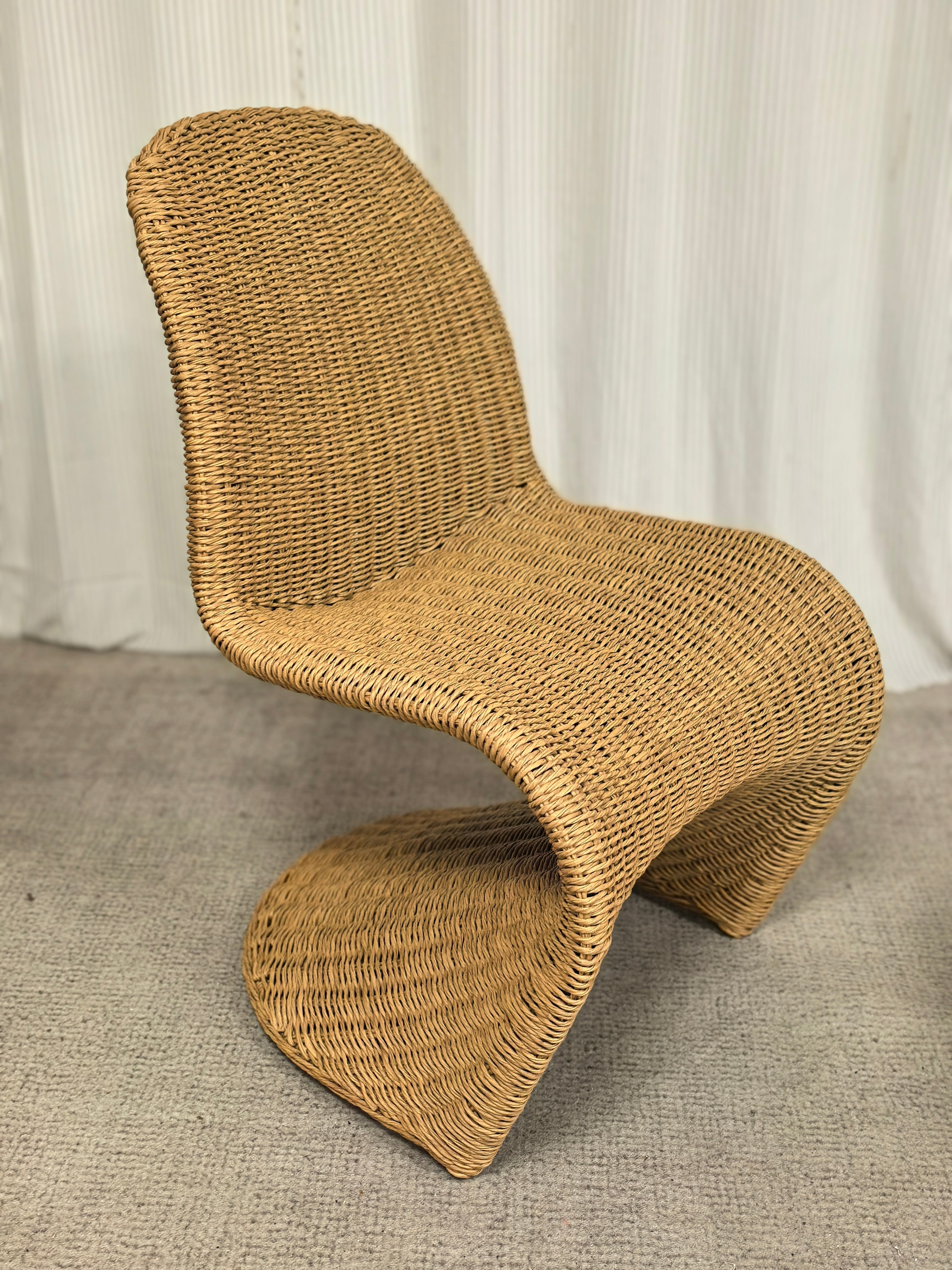 Encinitas Wicker Outdoor Dining Chair by Vintara Design