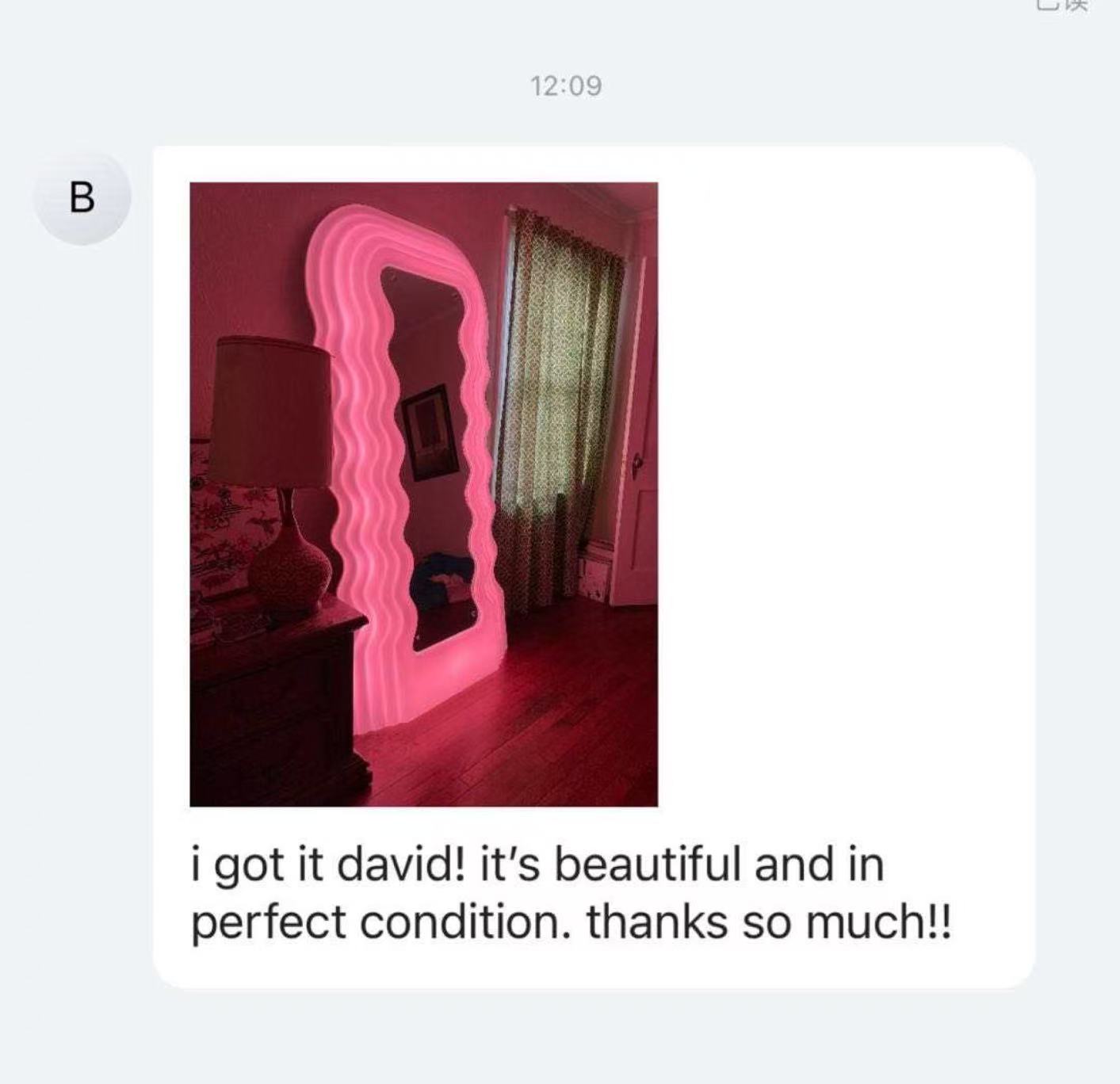 Ultrafragola Mirror by Ettore Sottsass