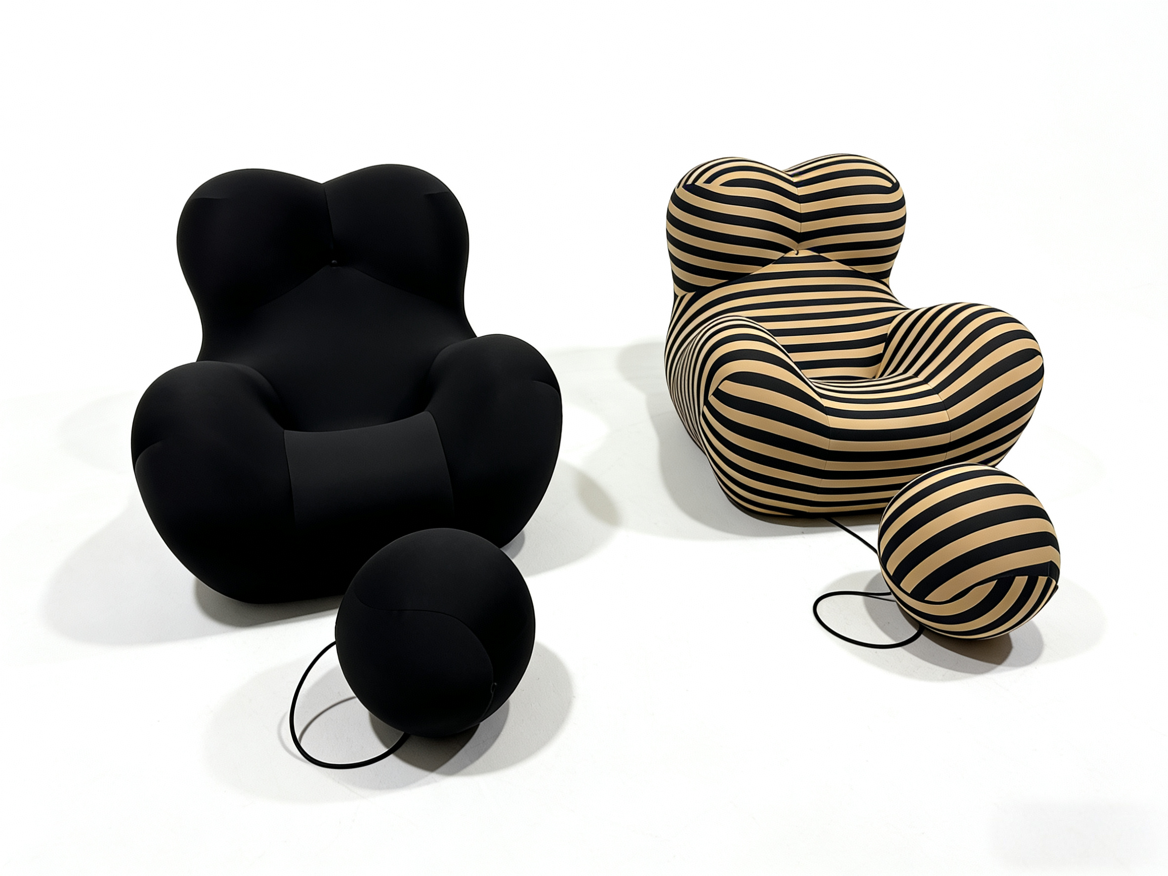 La Mamma Up 5 and Up 6 Replica Chair Colors (Fantasy Blue/Fiery Red) - Iconic Gaetano Pesce Furniture