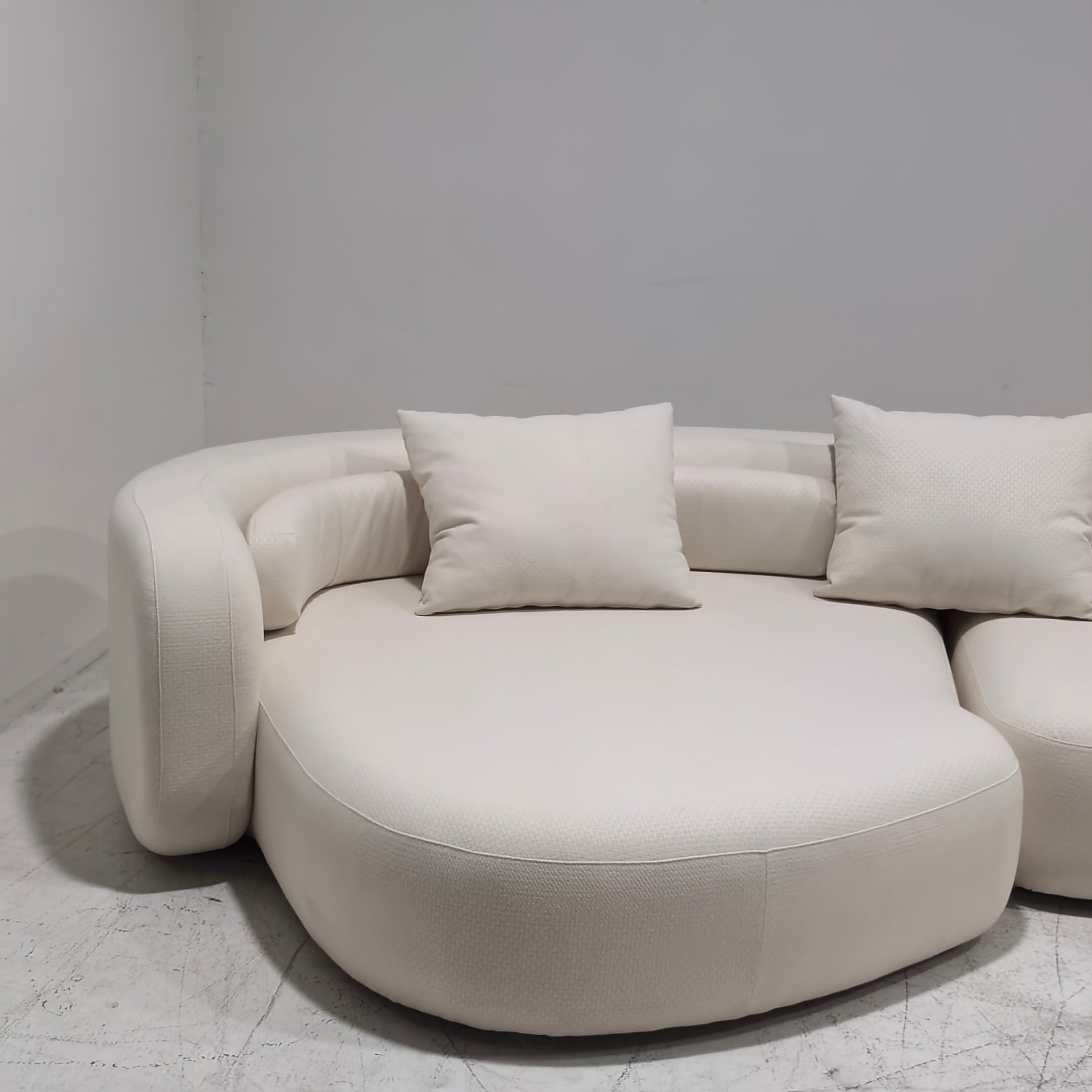 Bézier Style Curved Modular Sectional Sofa