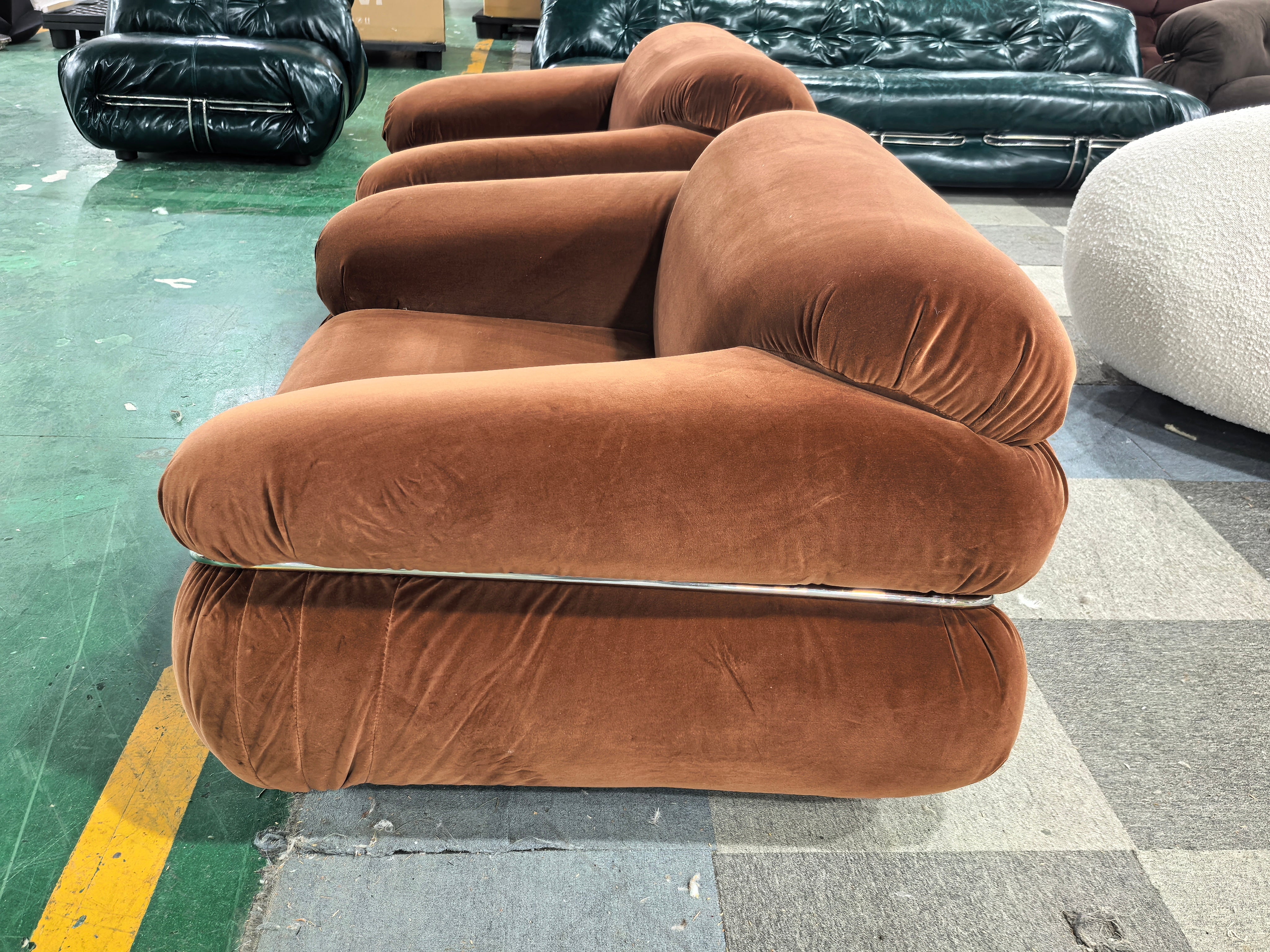 Spice Velvet Sesann Frattini Armchair