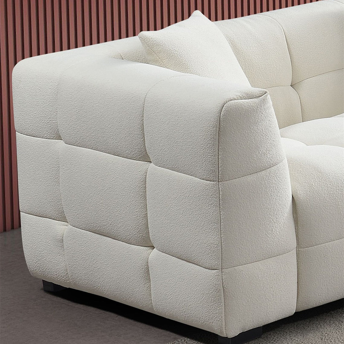 DEVINA Cotton Candy 4-Seater Sofa - Ultimate Comfort