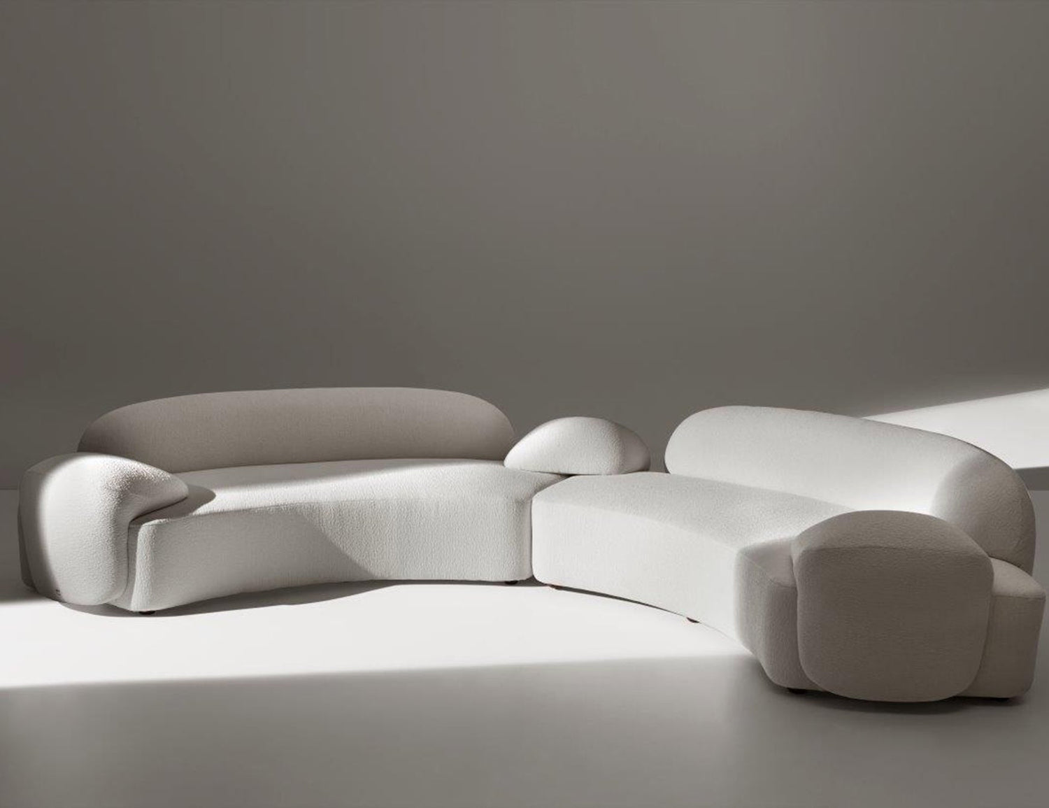 Ama Curved Modular Sofa: Italian Luxury Reimagined for Fluid, Modern Living