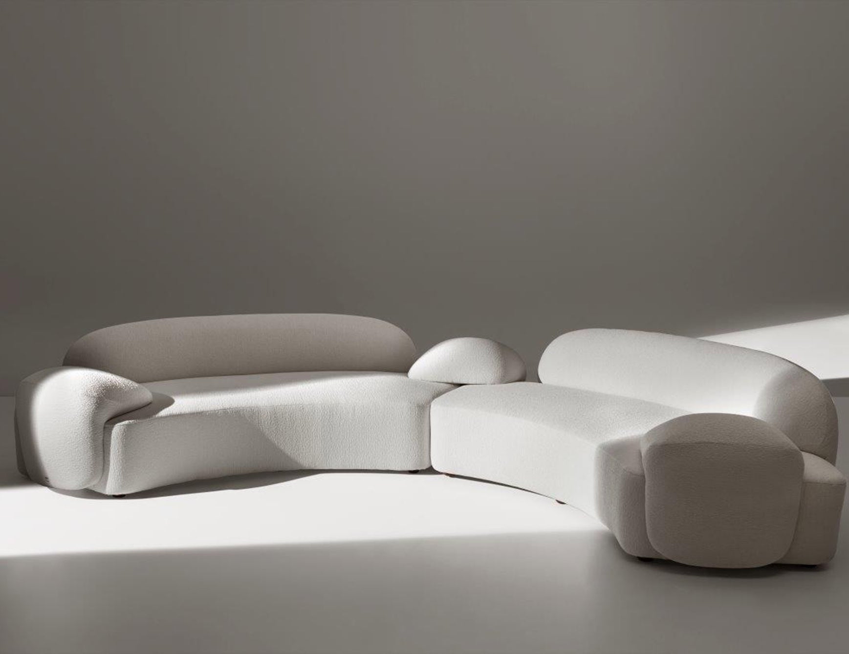 Ama Curved Modular Sofa: Italian Luxury Reimagined for Fluid, Modern Living