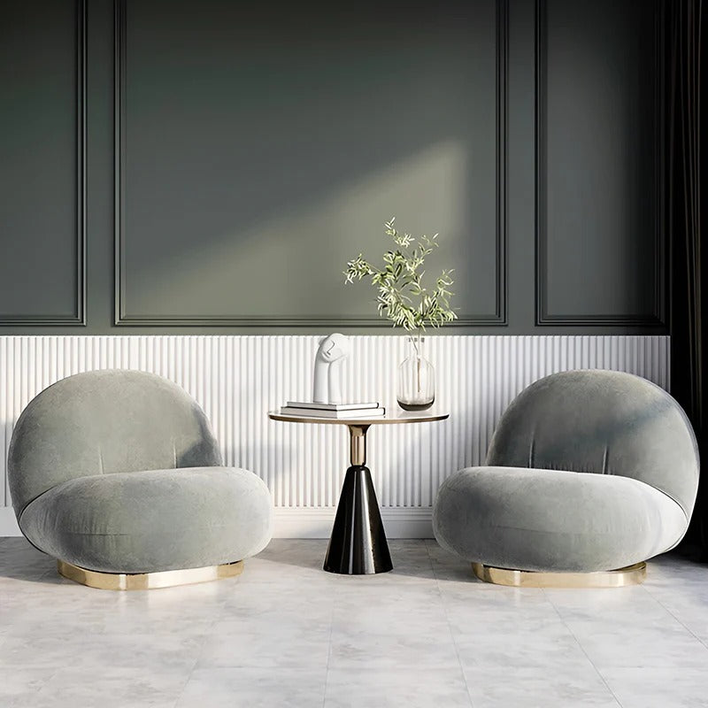 Bling Bling Lounge Chair: Sculptural Mid-Century Modern Elegance