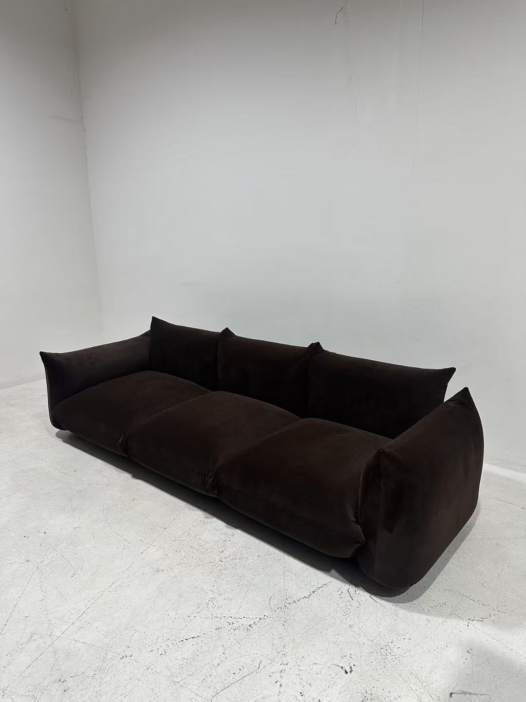 Spice Velvet Marenco Three Seater Sofa