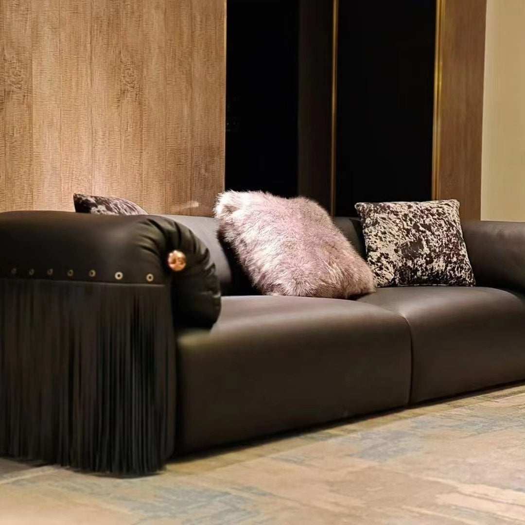 Roberto Cavalli Luxury Leather Sofa – Premium Design & Comfort