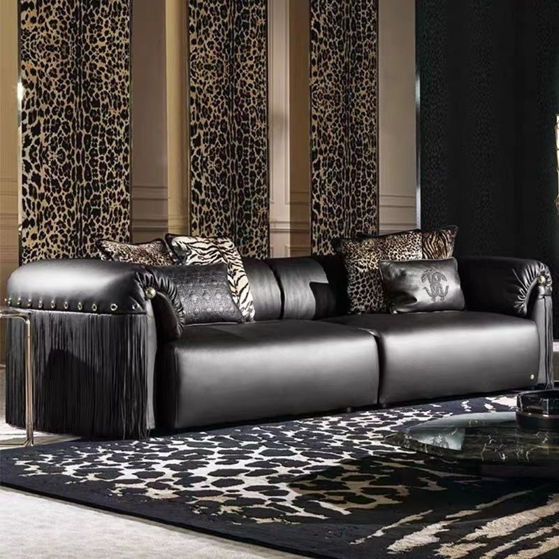 Roberto Cavalli Luxury Leather Sofa – Premium Design & Comfort