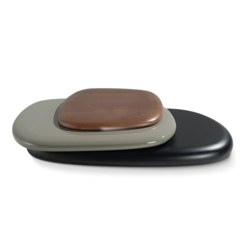 Galet Cocktail Table - Organic Pebble Rotating Lounge