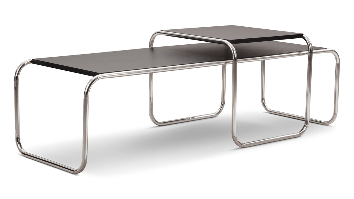 Compact small coffee table in Laccio style, perfect for tight spaces with modern aesthetics.