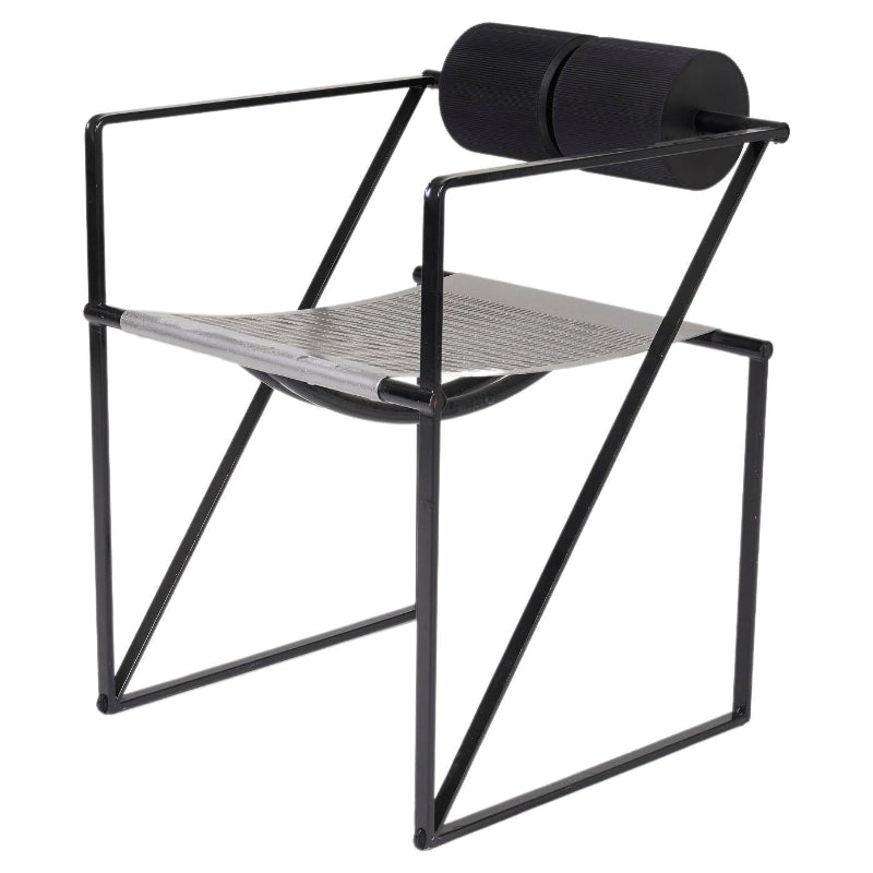 Mario Botta Seconda Chair - Postmodern Metal Armchair
