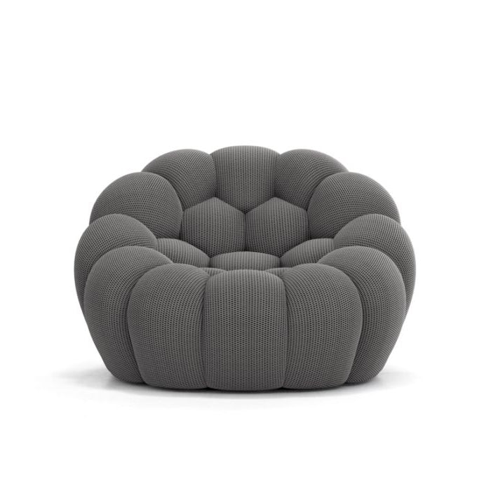 Customizable living room furniture by Pierre Paulin, featuring a comfortable bubble sofa.