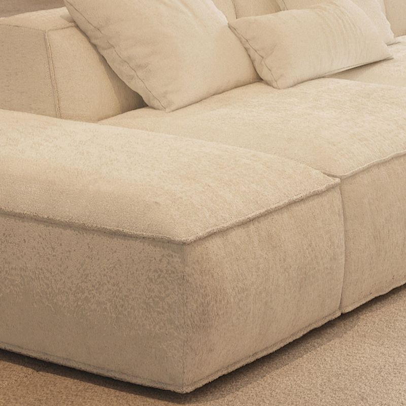 Modern Low-Profile Modular Sofa with High-Density Foam
