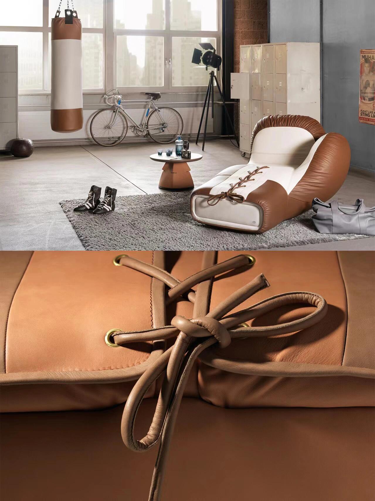 Comfort Meets Vigor: The Unique Boxing Glove Sofa