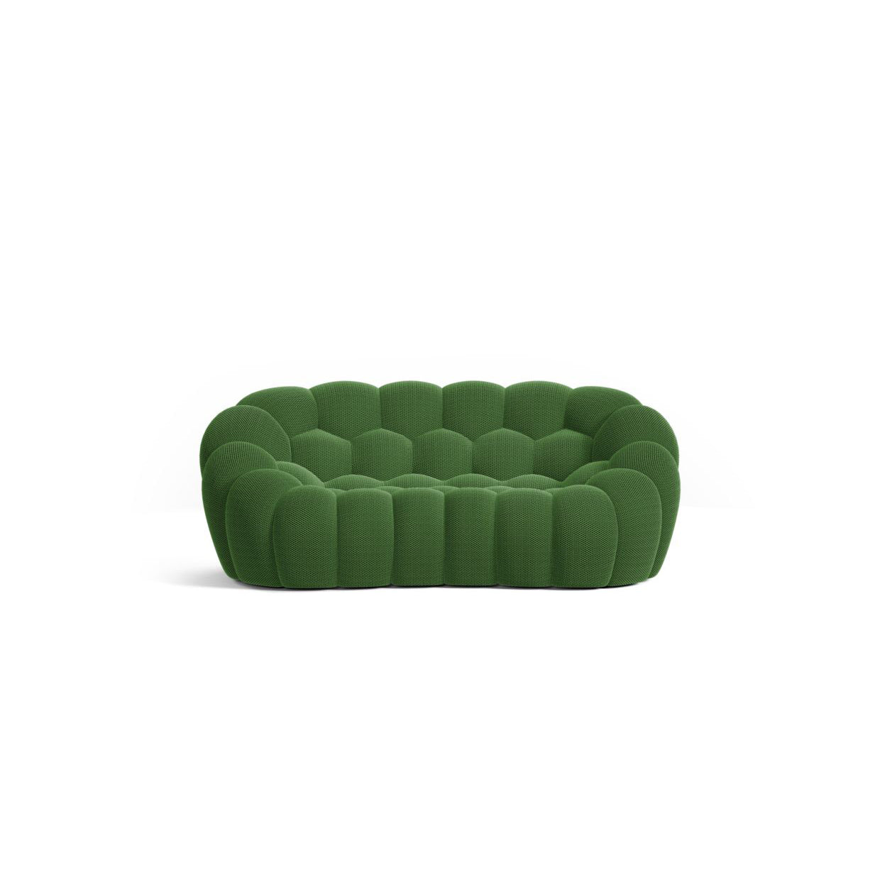 Modern sofa for bedroom, showcasing Pierre Paulin's sculptural design aesthetics.