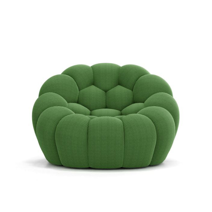 Luxury living room furniture by Sacha Lakic, featuring the iconic bubble sofa.