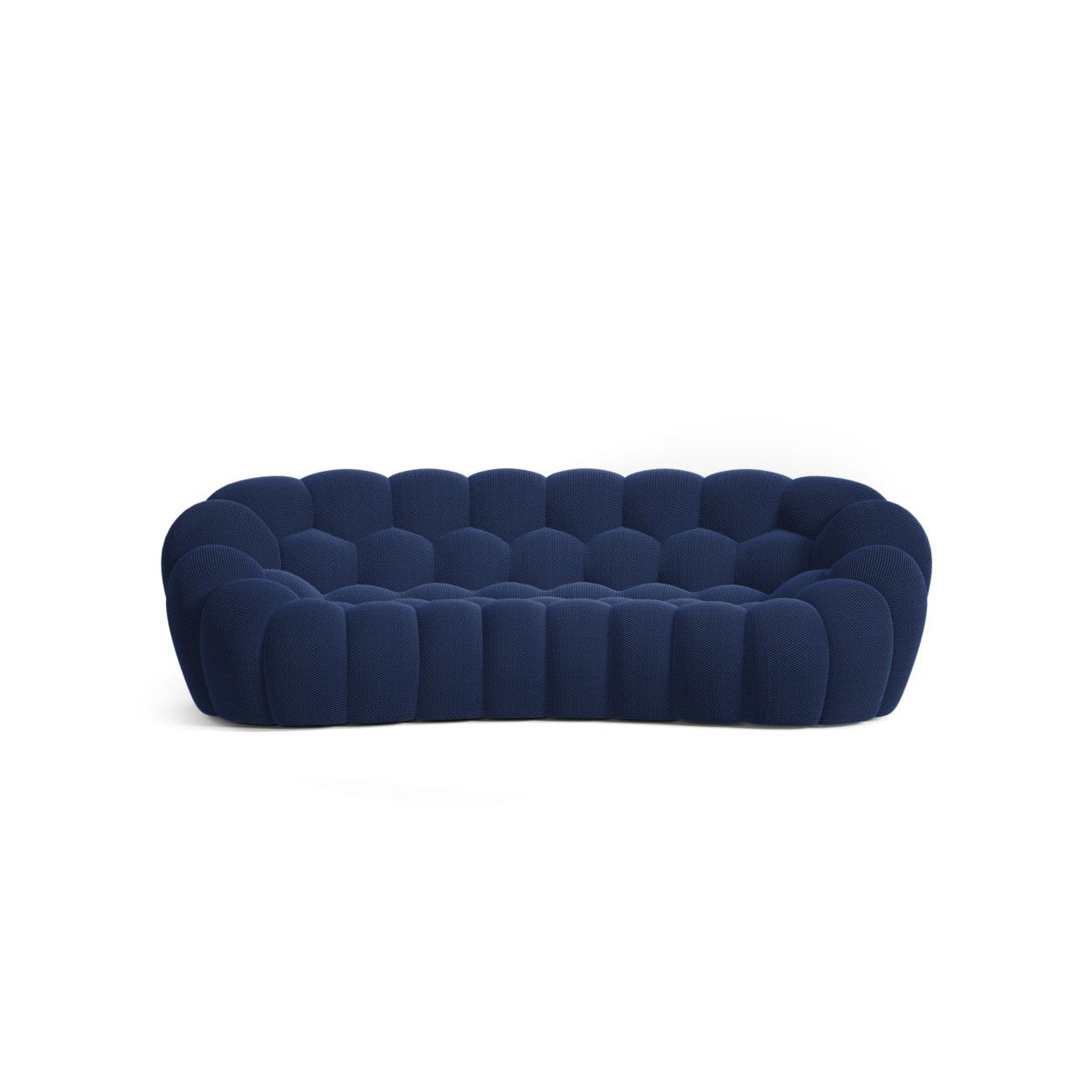 Modern three seat couch by Sacha Lakic, a statement piece in upscale home decor.