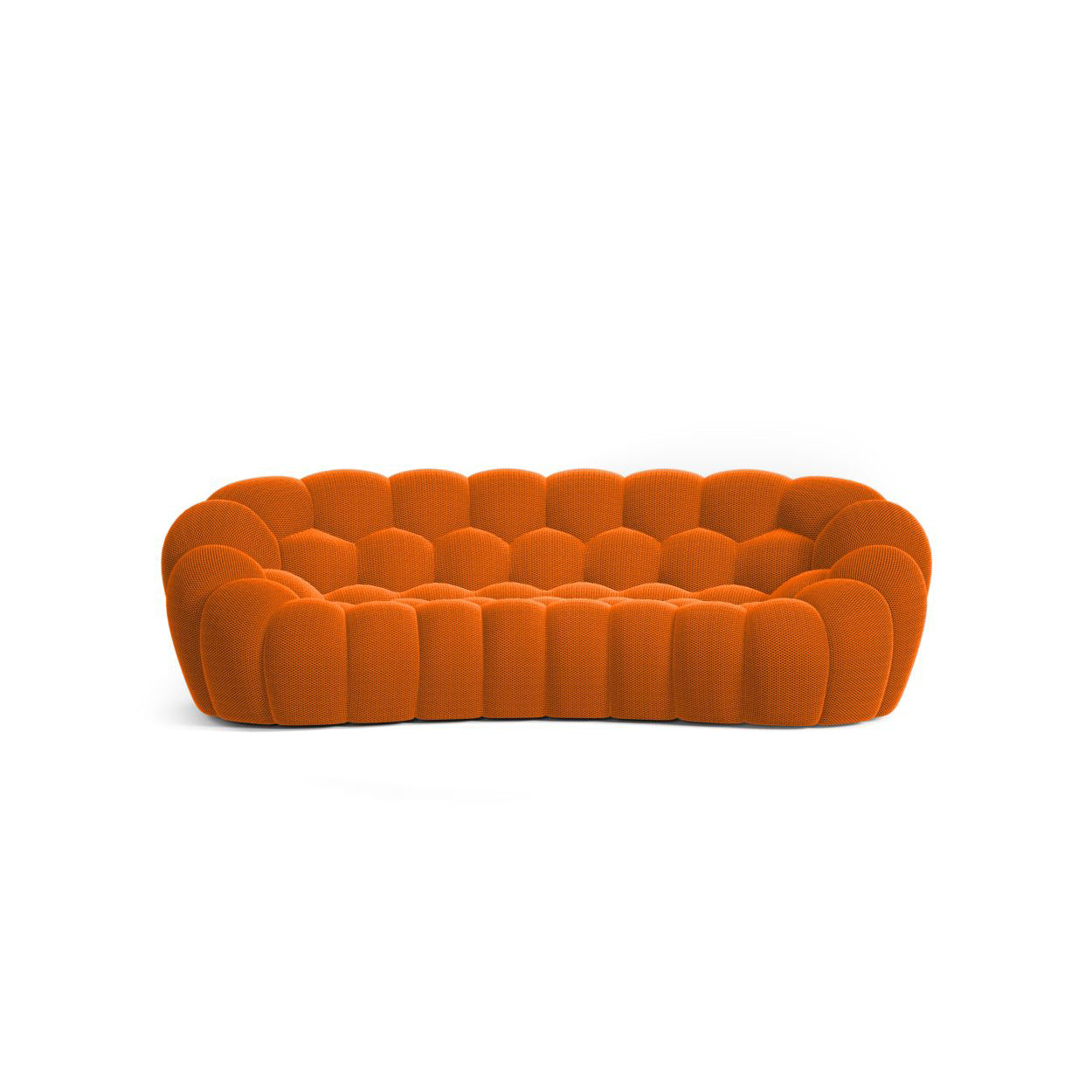 Contemporary loveseat sleeper sofa by Pierre Paulin, optimizing comfort in compact spaces.