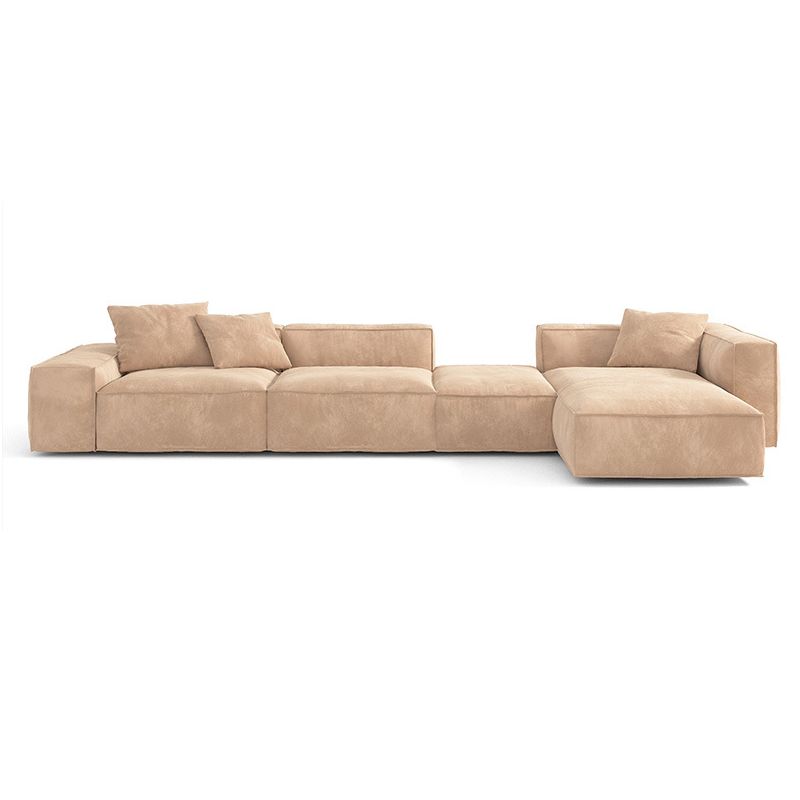 Peanut B 02 Modular Sofa 419×180×63.5cm Beige Upholstery
