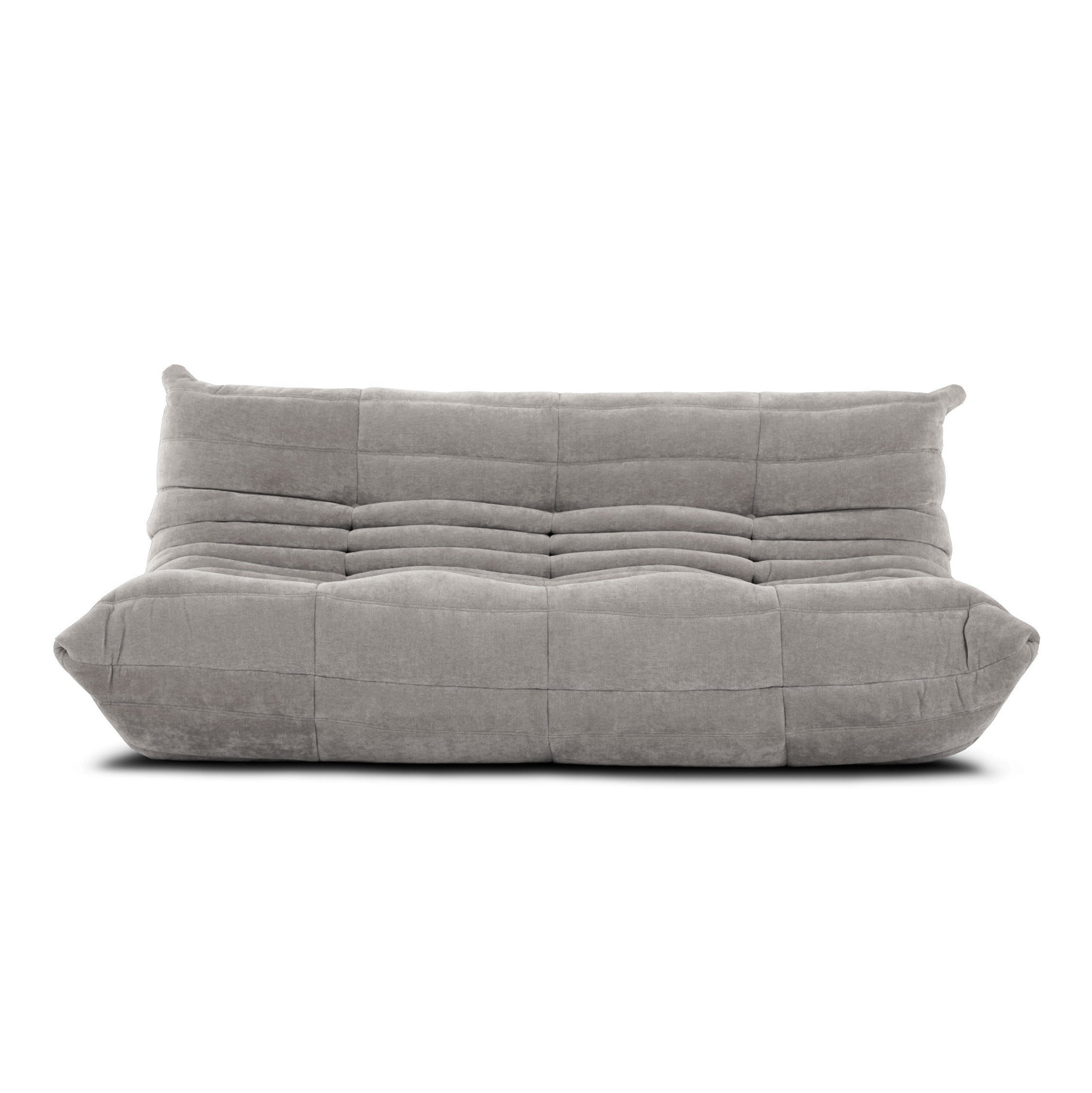 Designer Michel Ducaroy's Togo sofa bed, a blend of luxury and function.