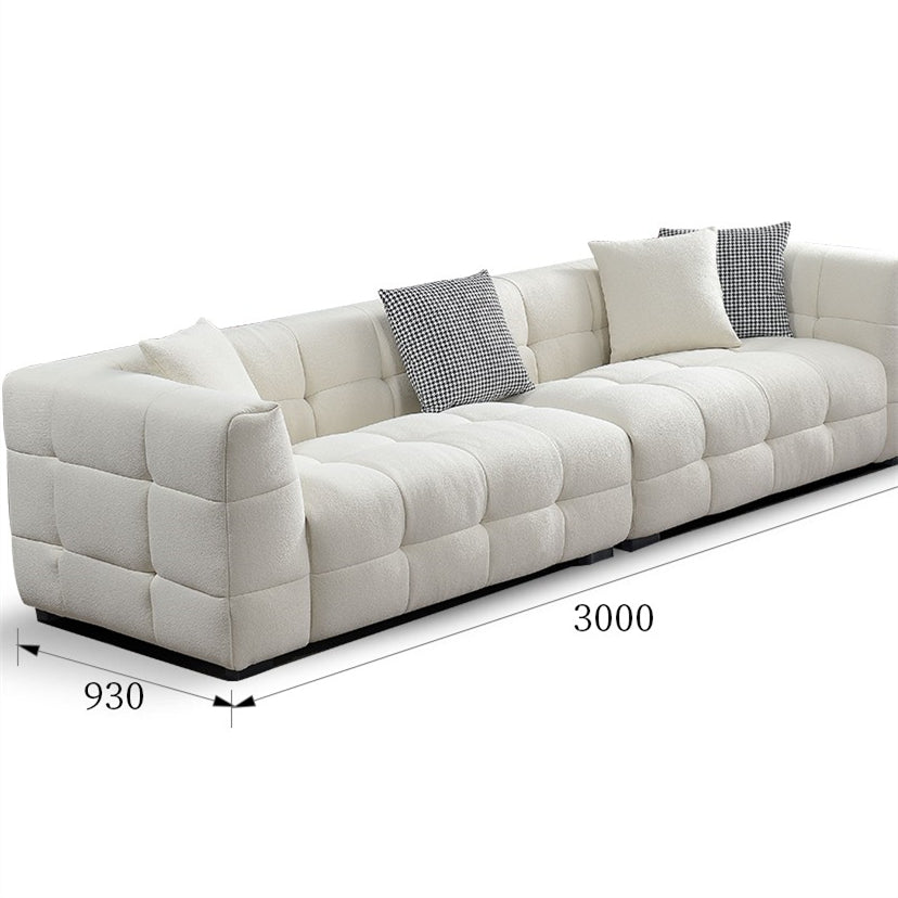 DEVINA Cotton Candy 4-Seater Sofa - Ultimate Comfort