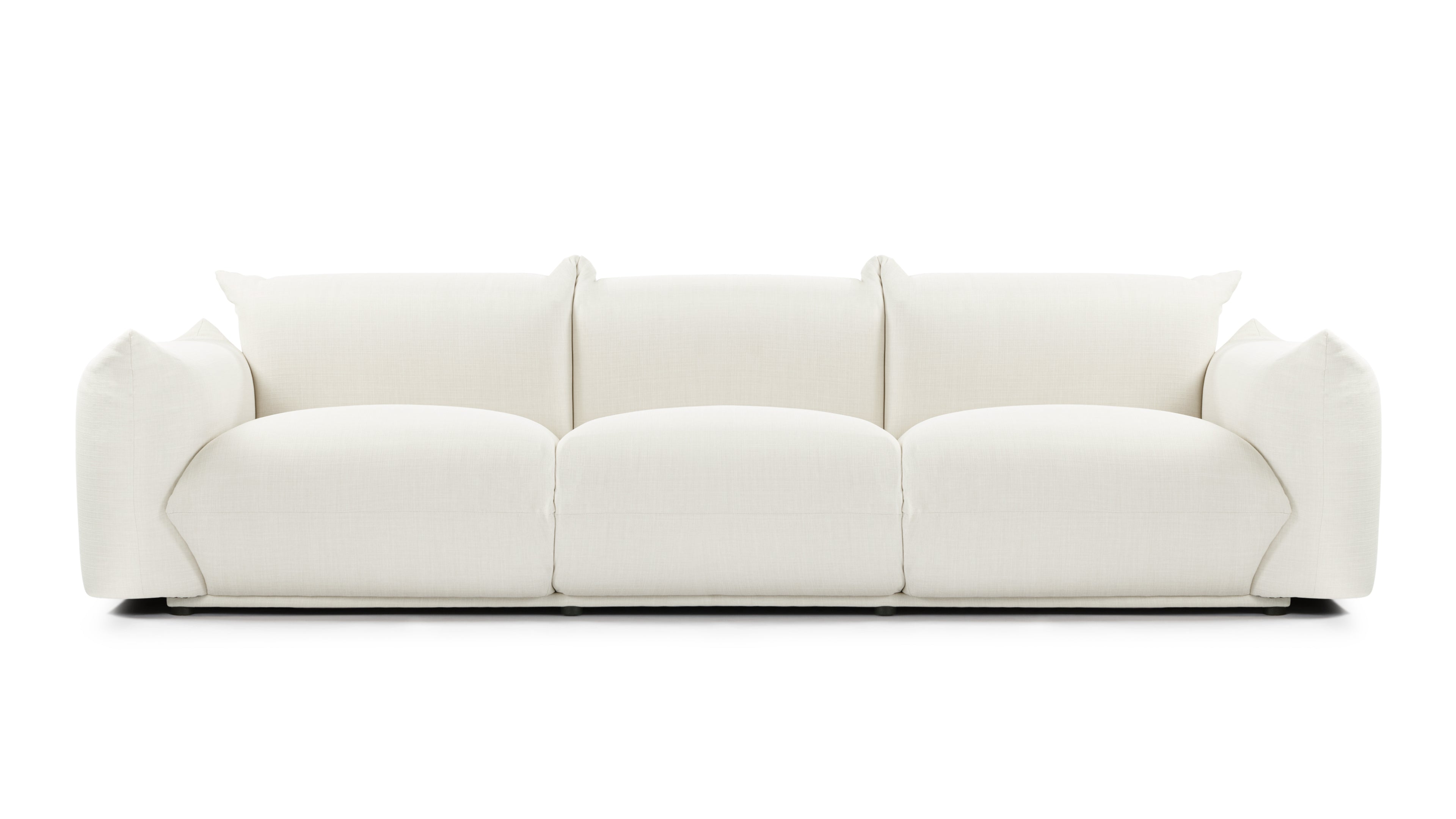 Marenco three seater sofa in modern Italian design with plush cushions and a robust frame.