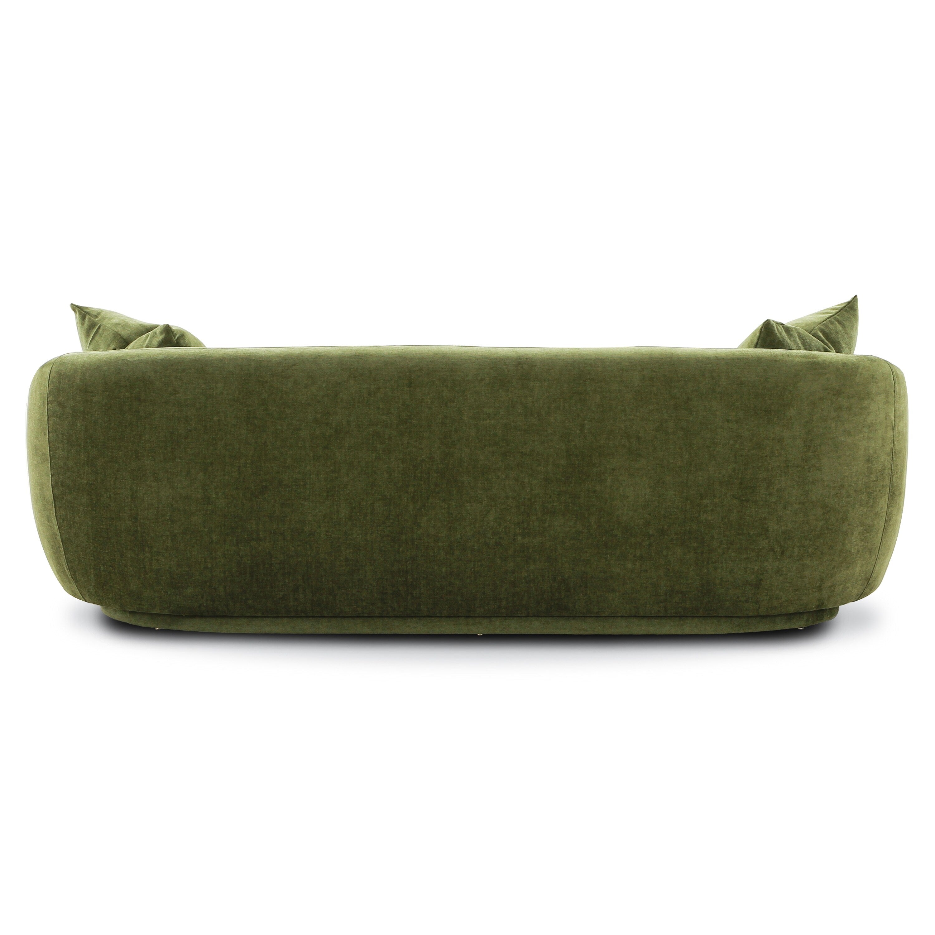 Nimes Curved Sofa |  Green Velvet Modern Curved Sofa