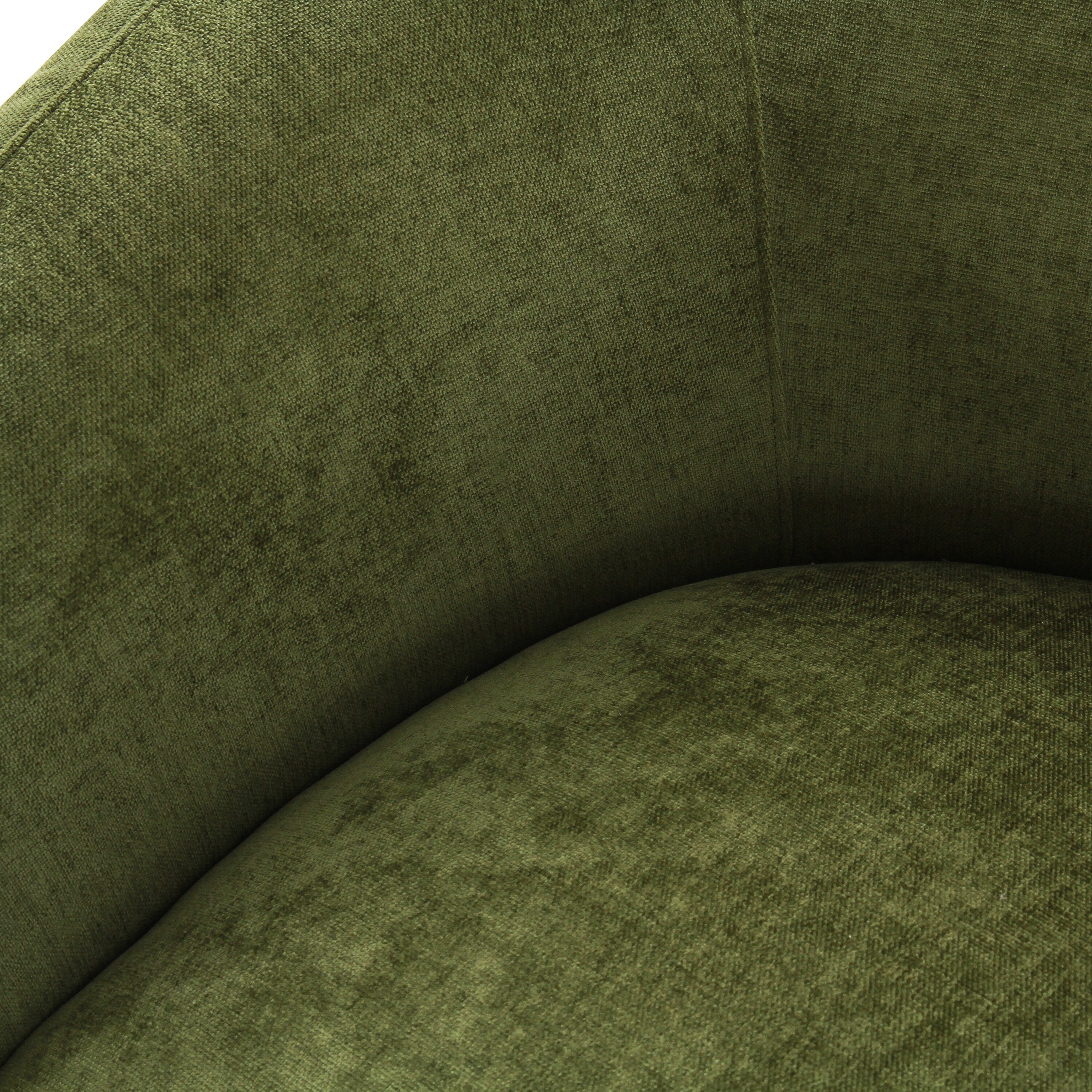 Nimes Curved Sofa |  Green Velvet Modern Curved Sofa