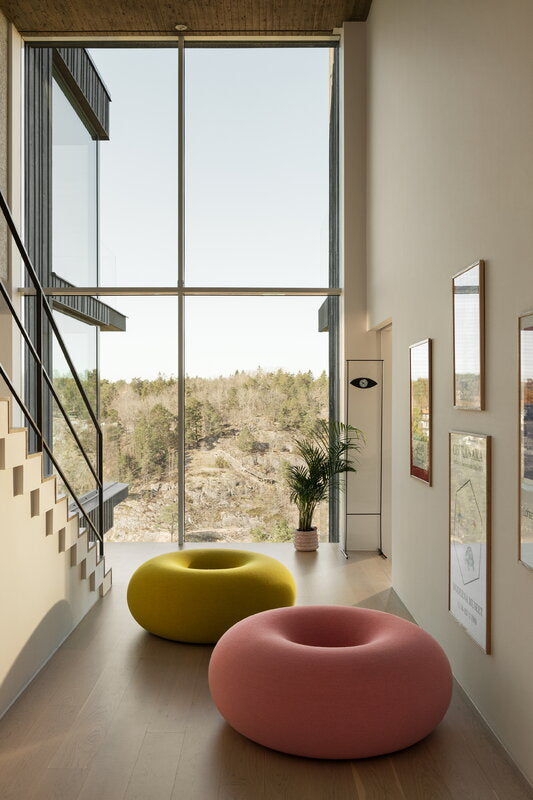 Boa Pouf Donut-Shaped Lounge Seat | Colorful Modern Floor Cushion