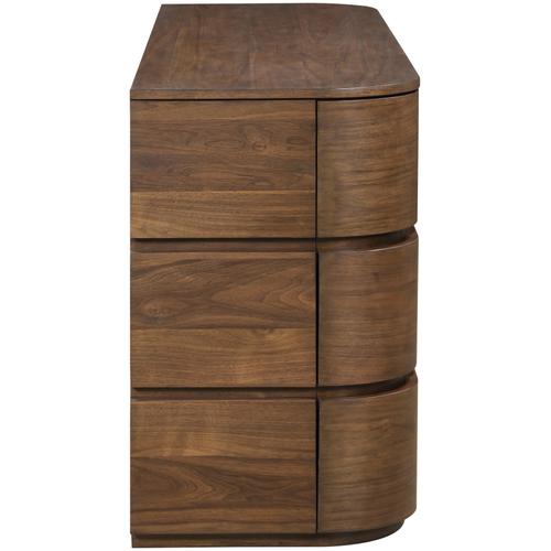 Vintara Design Contemporary Walnut Dresser for Bedrooms
