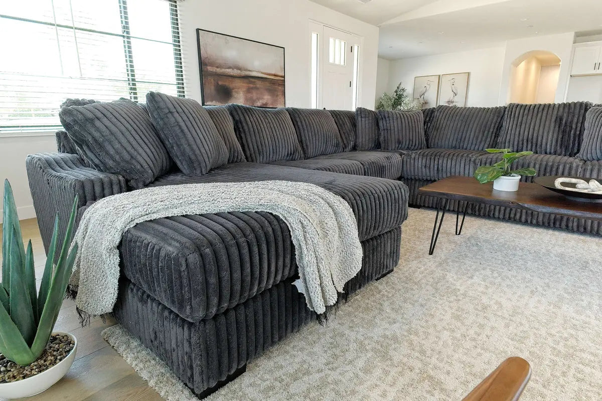 Casper Corduroy Sectional Sofa