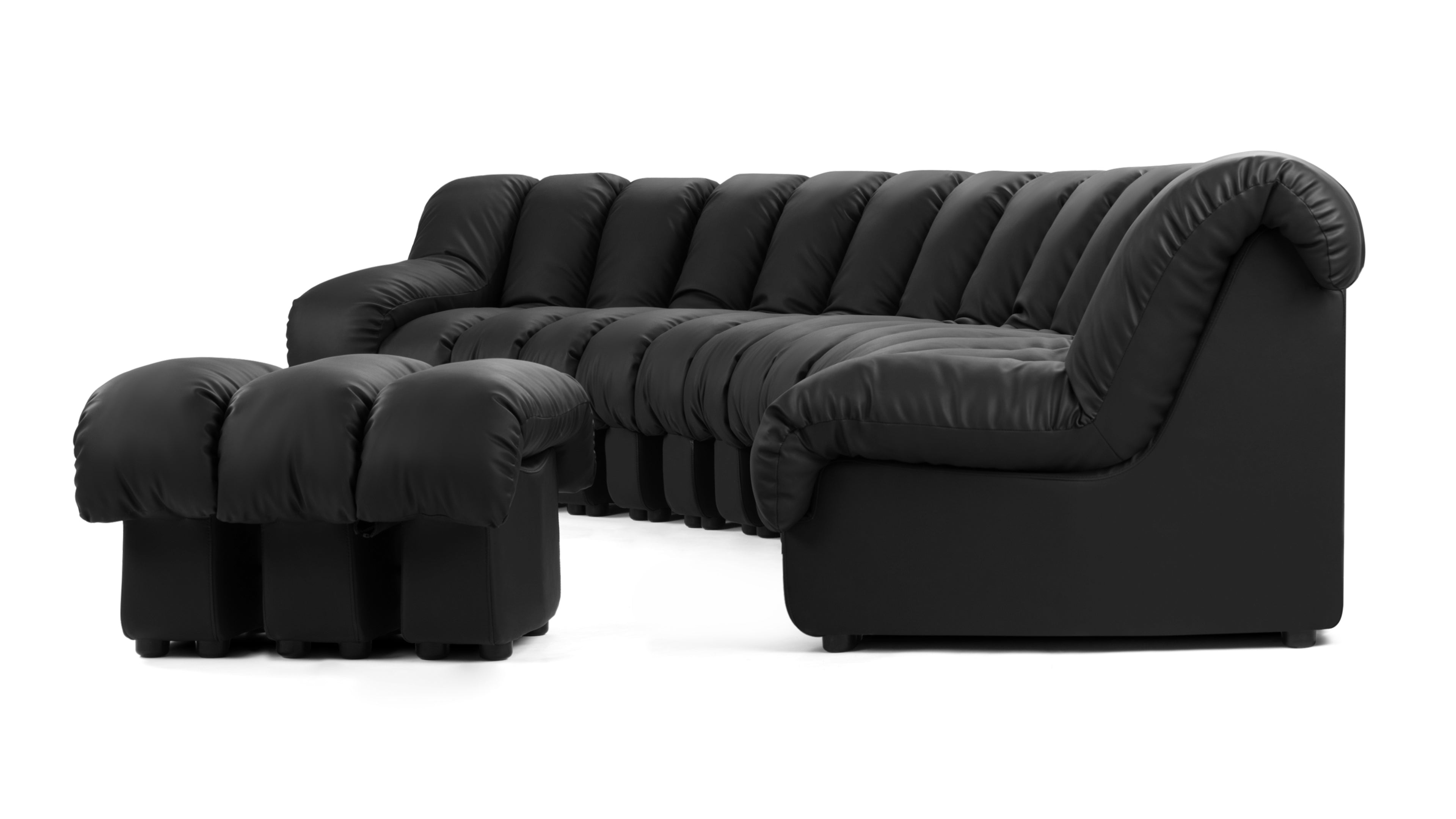 Iconic Le Corbusier Grand Modele sofa, a statement piece for any contemporary living space.