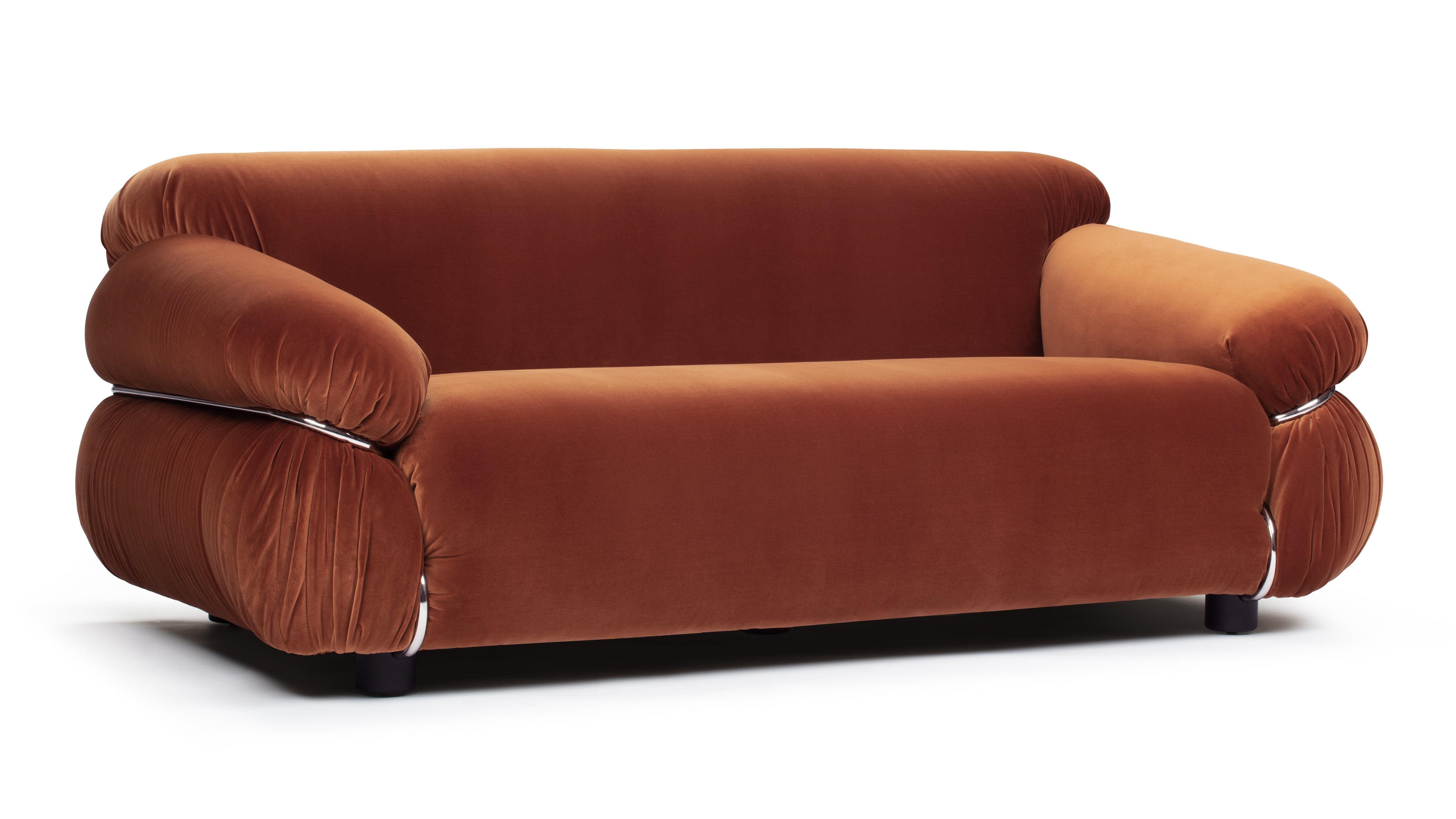 Elegant Sesann sofa with plush multi-layer foam cushions for luxury comfort.