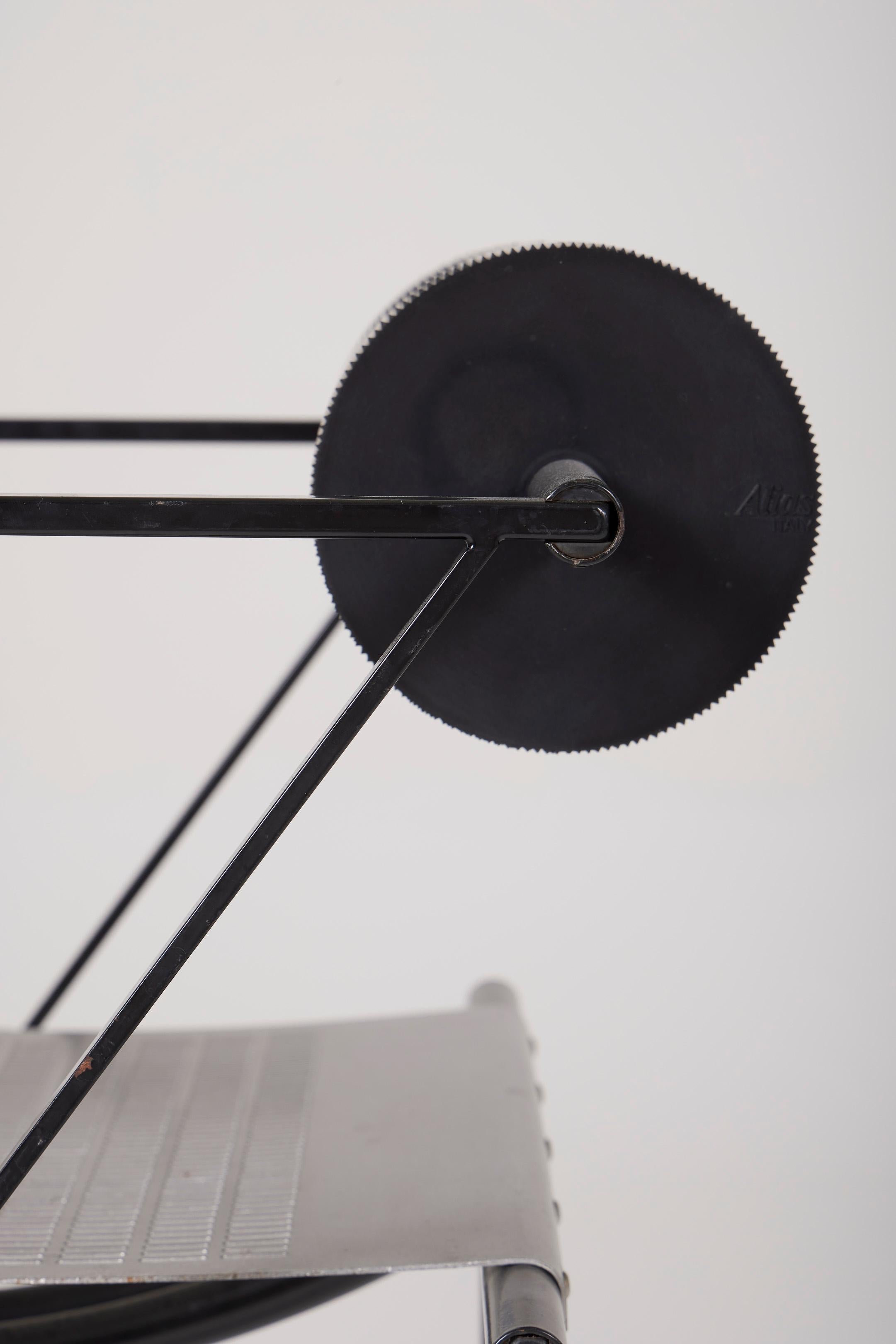 Mario Botta Seconda Chair - Postmodern Metal Armchair