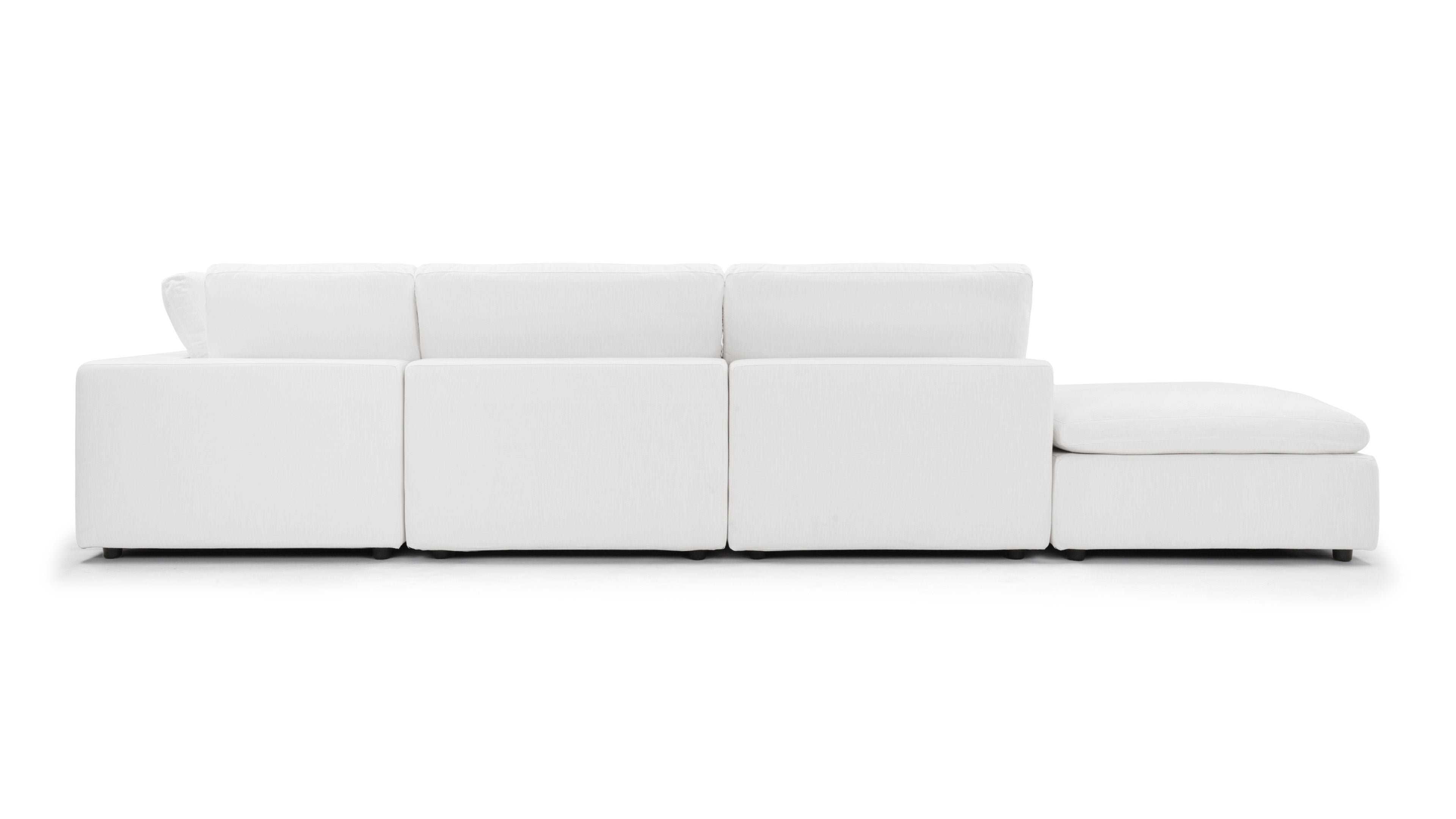 Modular cloud sofa with easy configuration options for any living space.